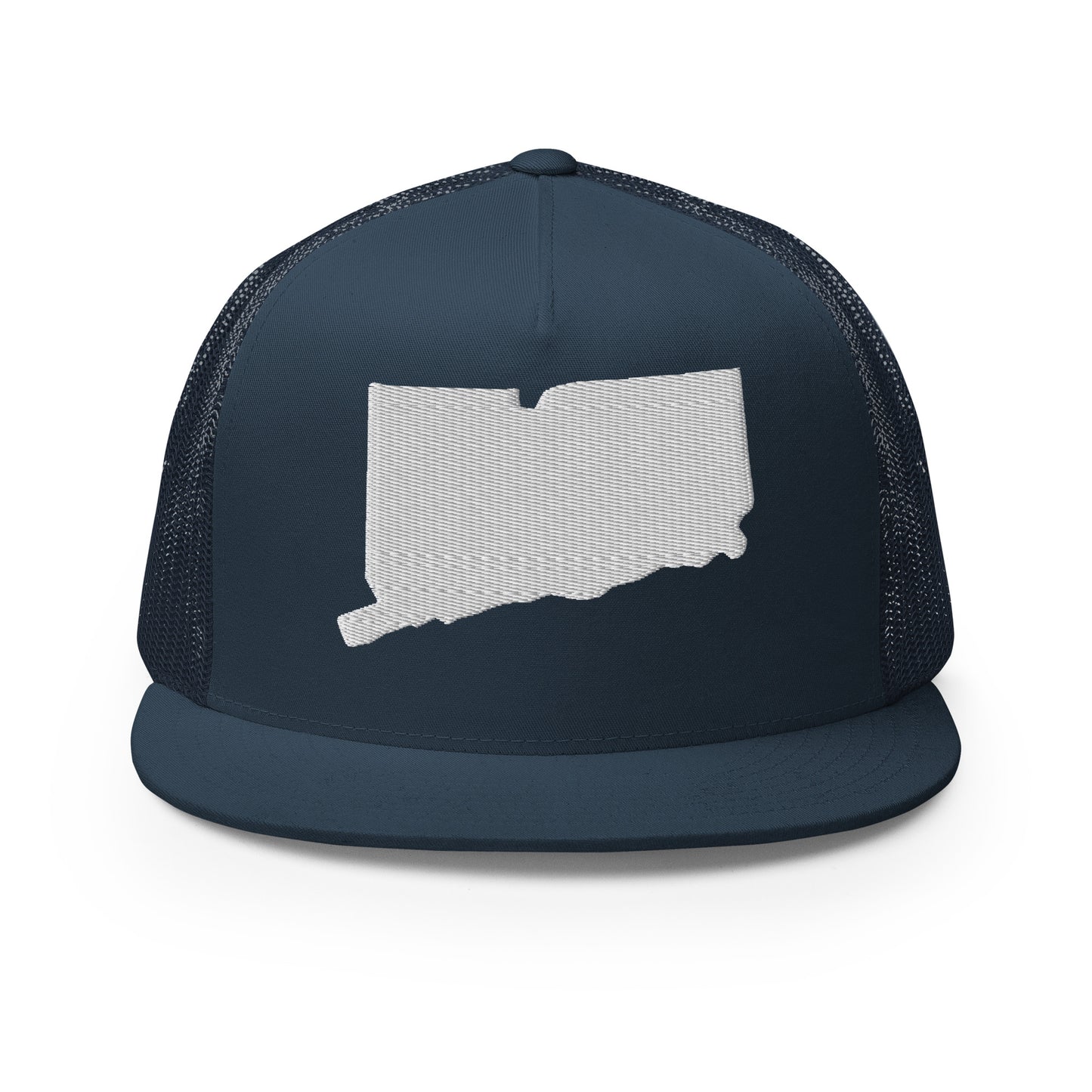Connecticut State Silhouette High 5 Panel A-Frame Snapback Trucker Hat