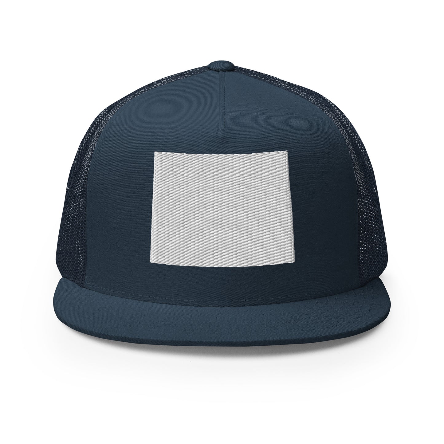 Wyoming State Silhouette High 5 Panel A-Frame Snapback Trucker Hat