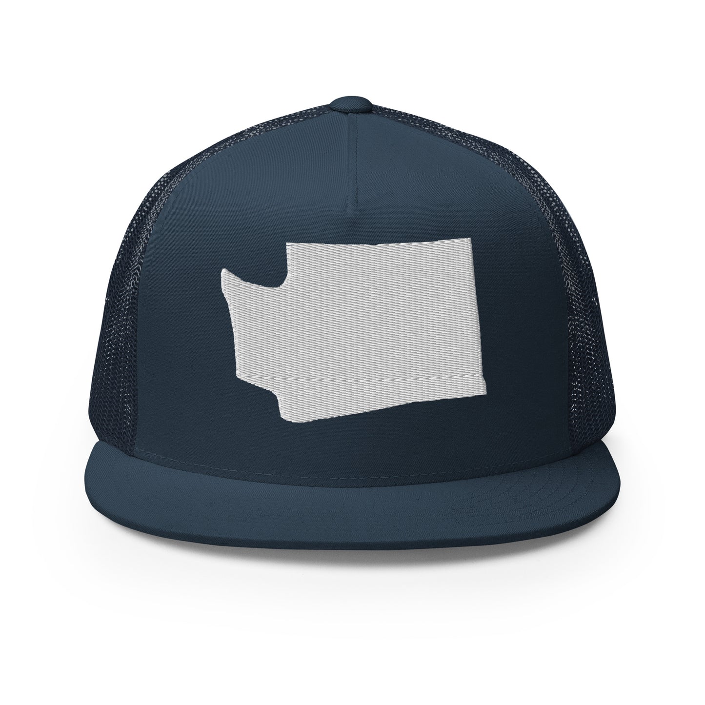 Washington State Silhouette High 5 Panel A-Frame Snapback Trucker Hat