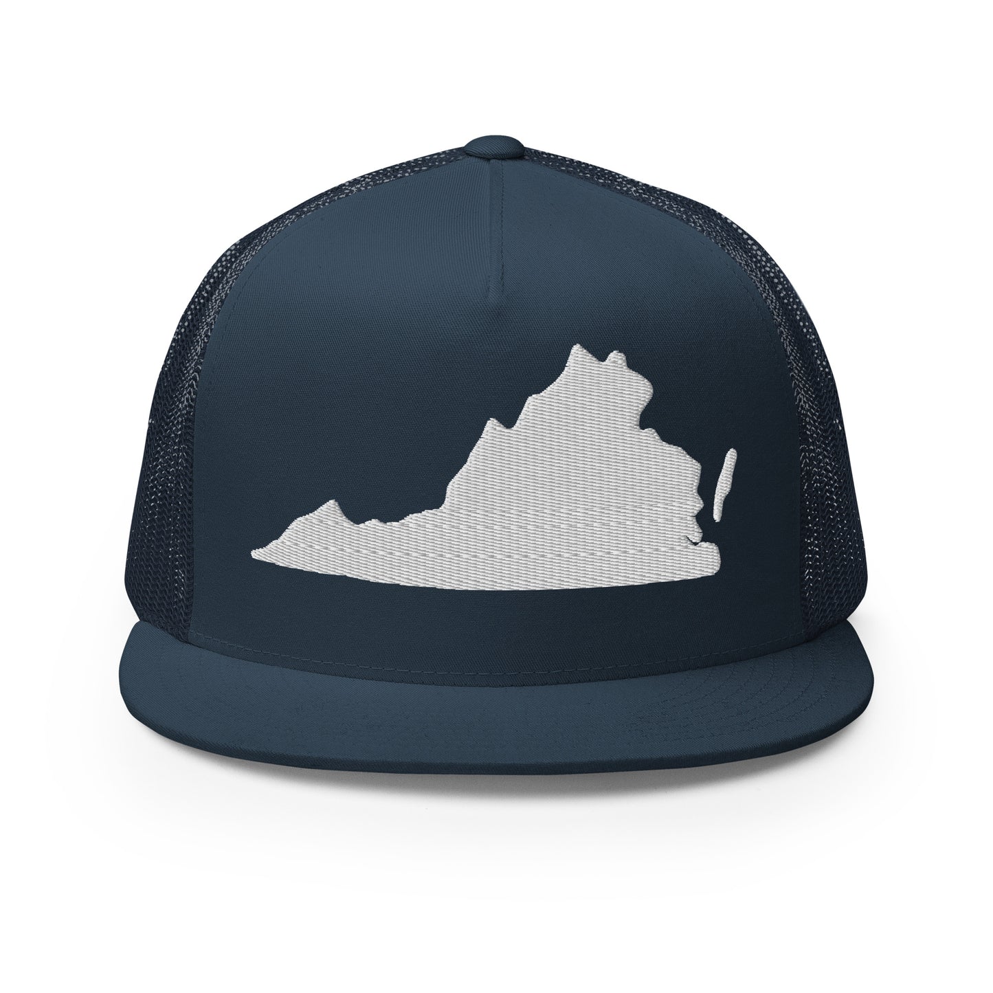 Virginia State Silhouette High 5 Panel A-Frame Snapback Trucker Hat