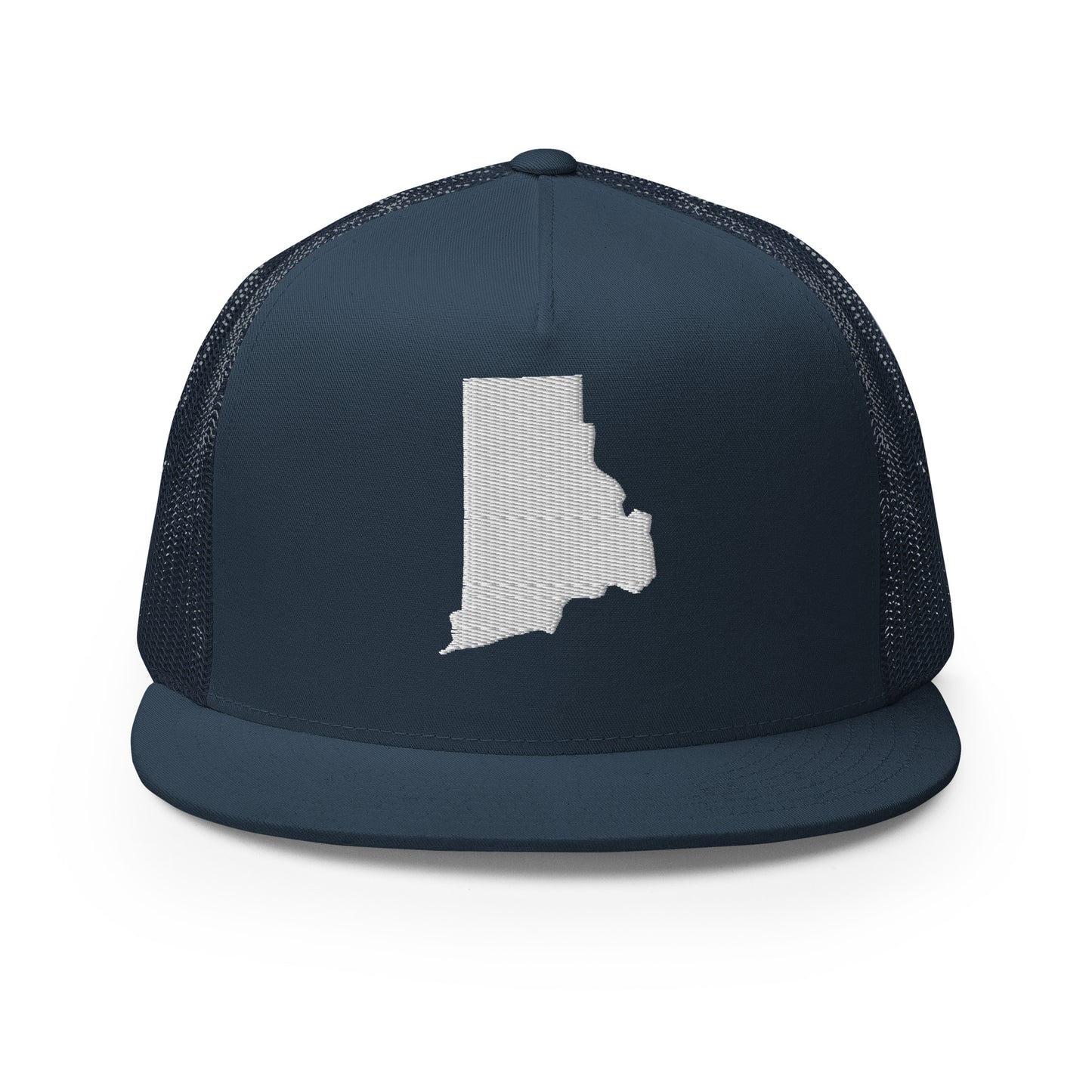 Rhode Island State Silhouette High 5 Panel A-Frame Snapback Trucker Hat