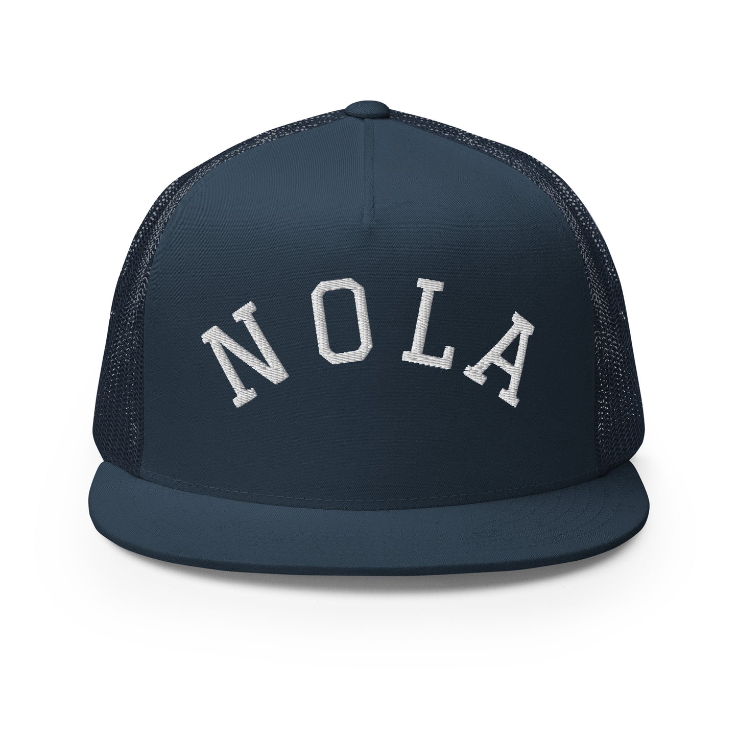 New Orleans Arch High 5 Panel A-Frame Snapback Trucker Hat
