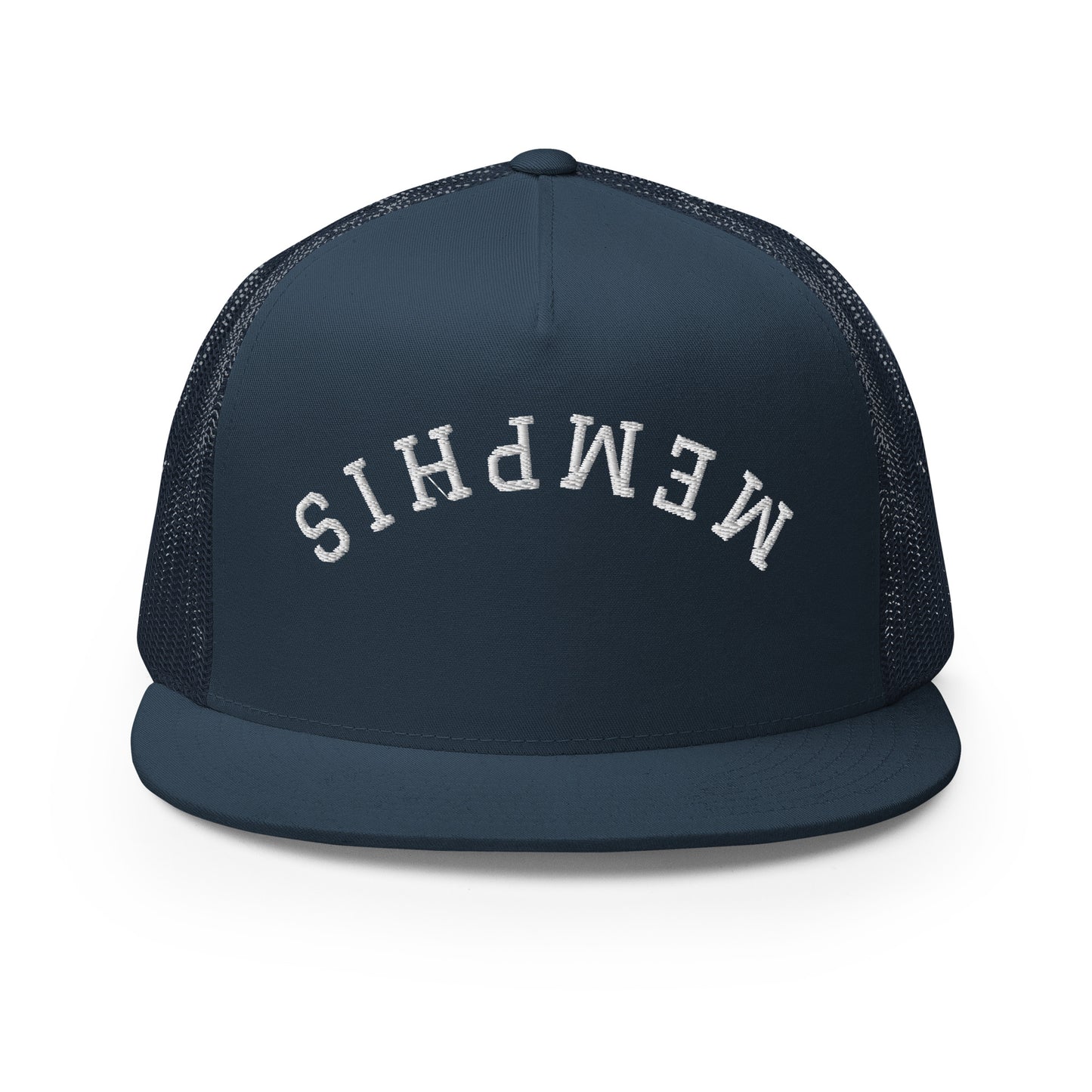 Memphis Upside Down Arch High 5 Panel A-Frame Snapback Trucker Hat