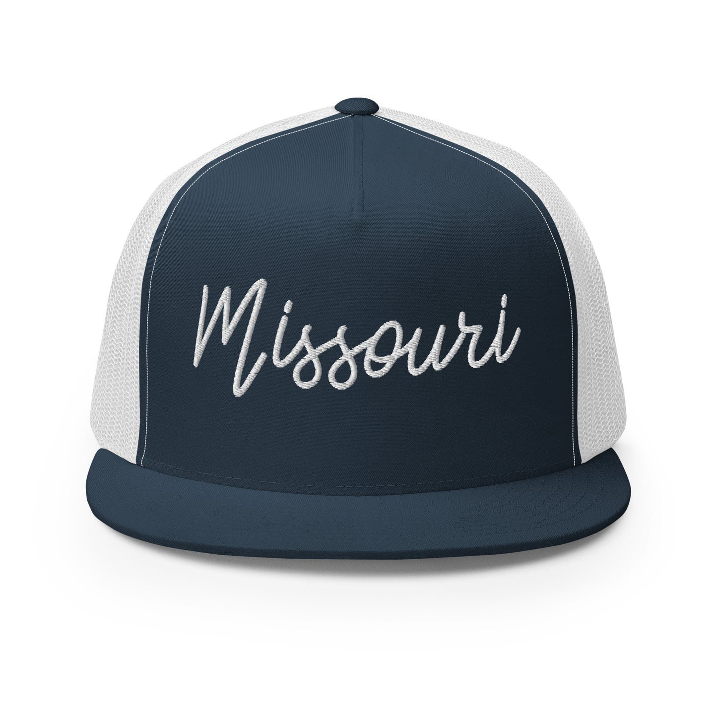 Missouri Retro Script High 5 Panel A-Frame Snapback Trucker Hat