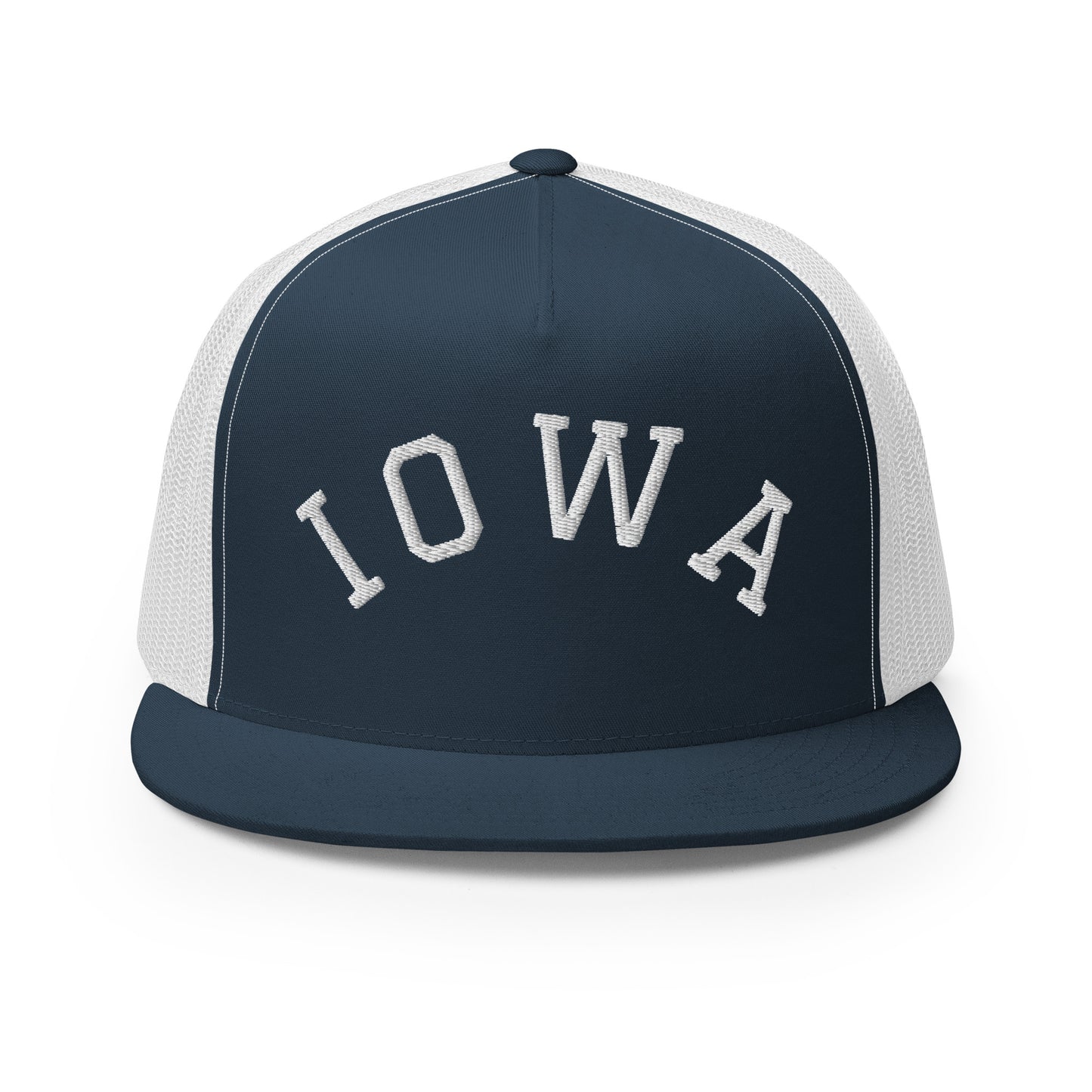 Iowa Arch High 5 Panel A-Frame Snapback Trucker Hat
