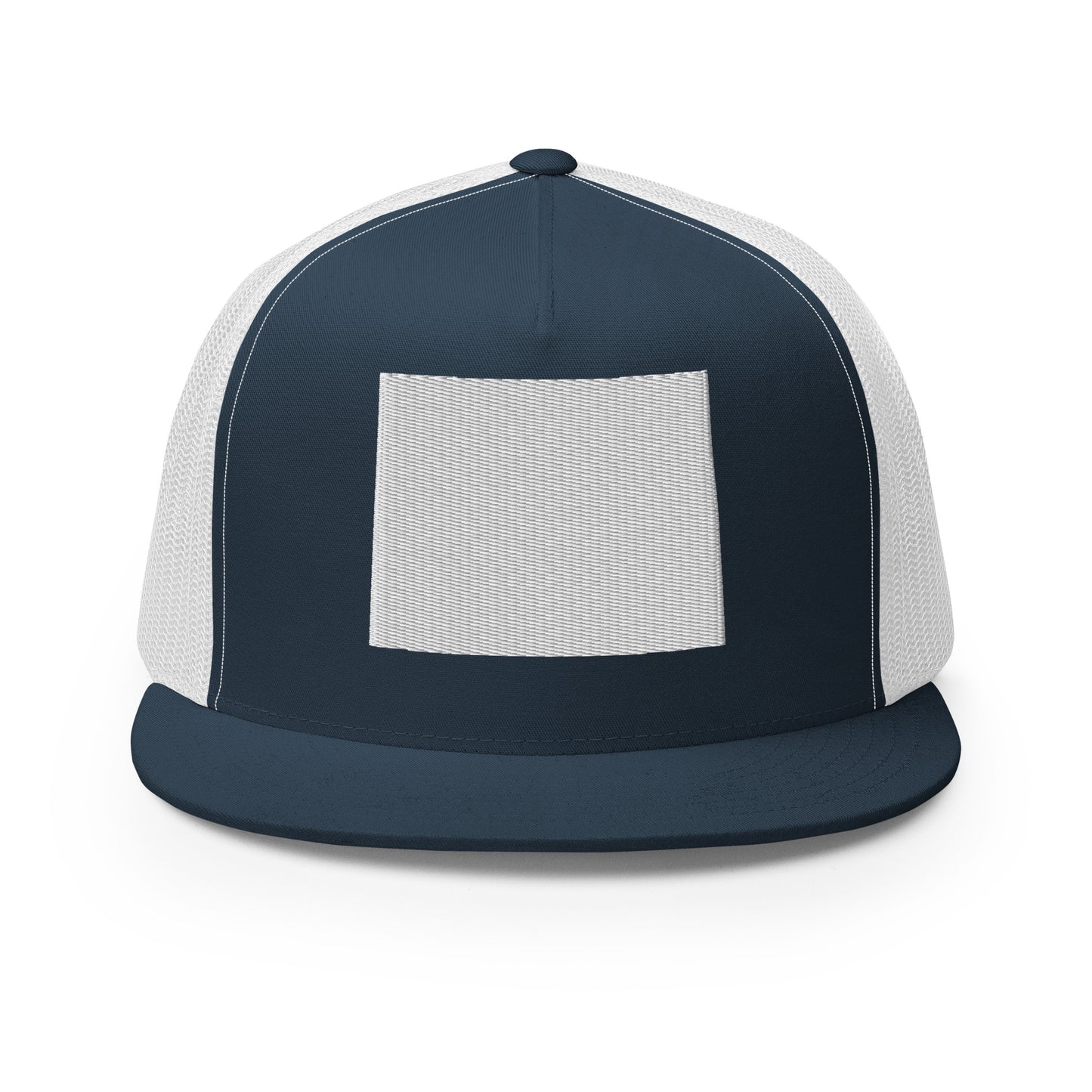 Wyoming State Silhouette High 5 Panel A-Frame Snapback Trucker Hat