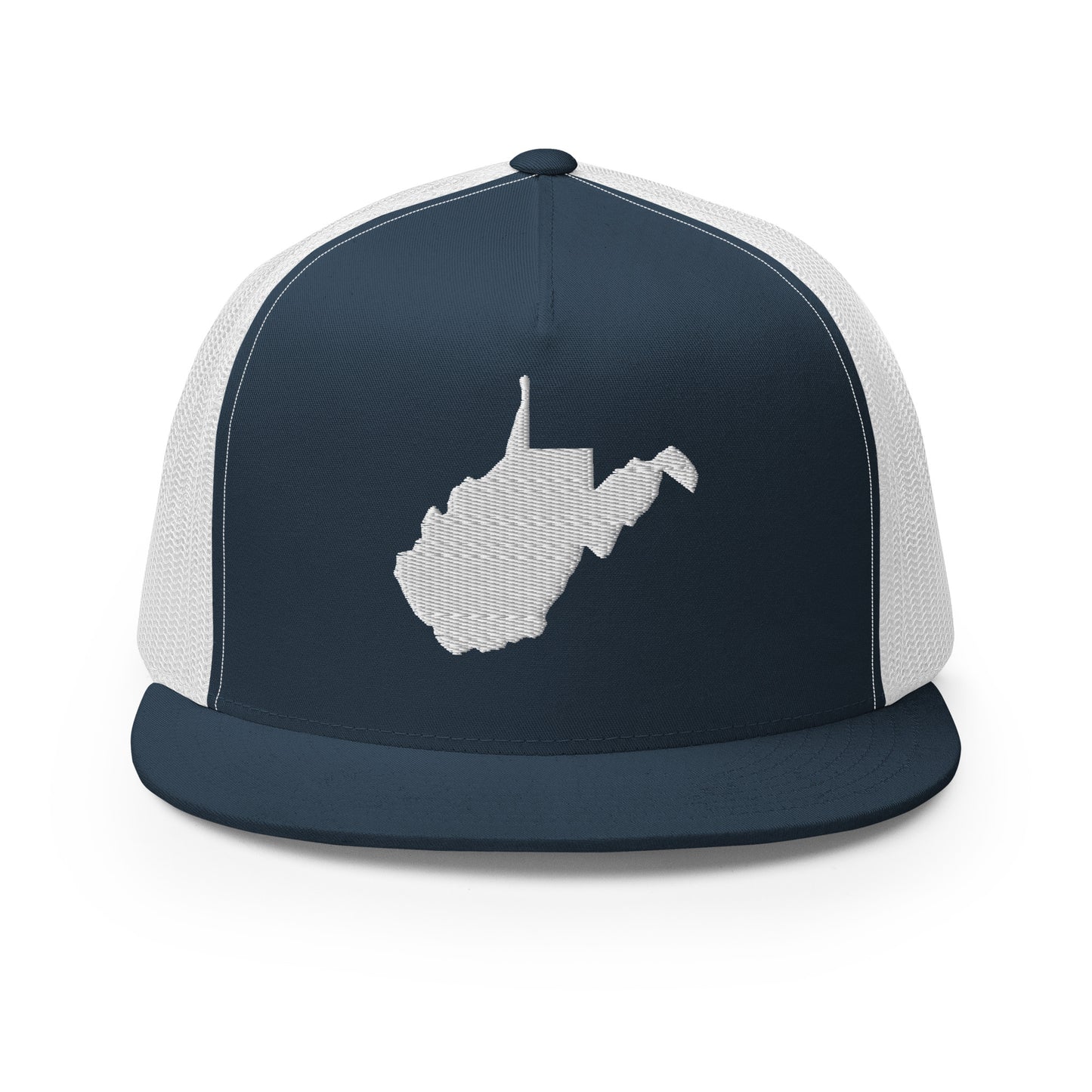 West Virginia State Silhouette High 5 Panel A-Frame Snapback Trucker Hat