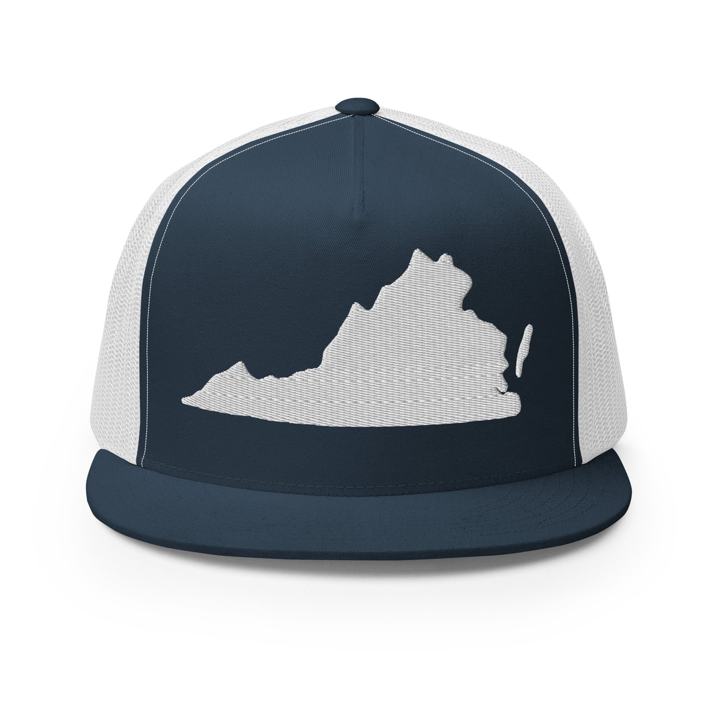 Virginia State Silhouette High 5 Panel A-Frame Snapback Trucker Hat