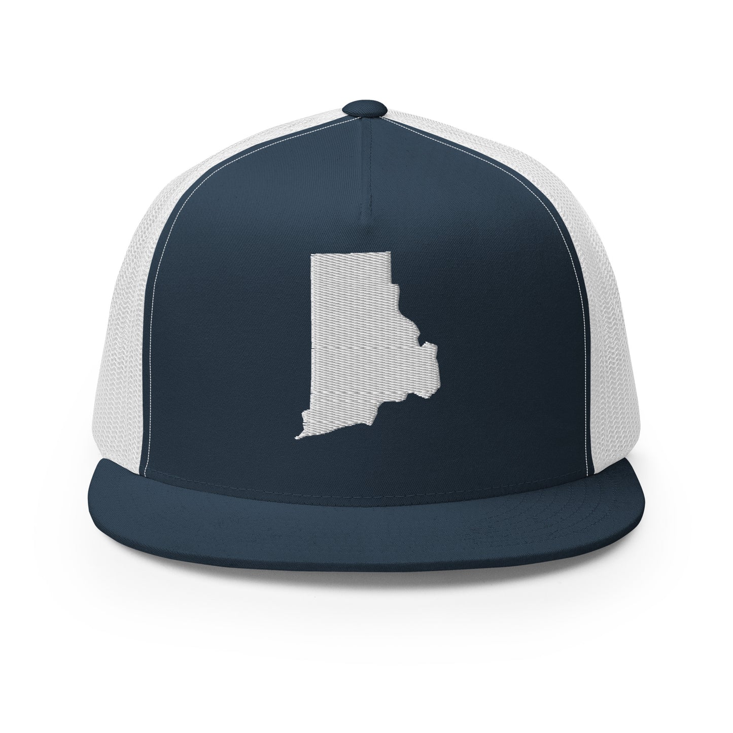 Rhode Island State Silhouette High 5 Panel A-Frame Snapback Trucker Hat