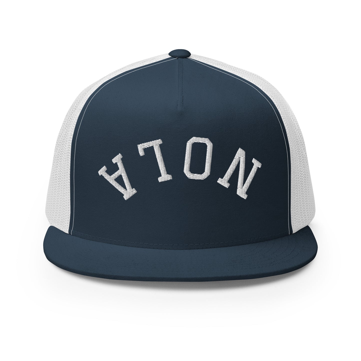 New Orleans Upside Down Arch High 5 Panel A-Frame Snapback Trucker Hat