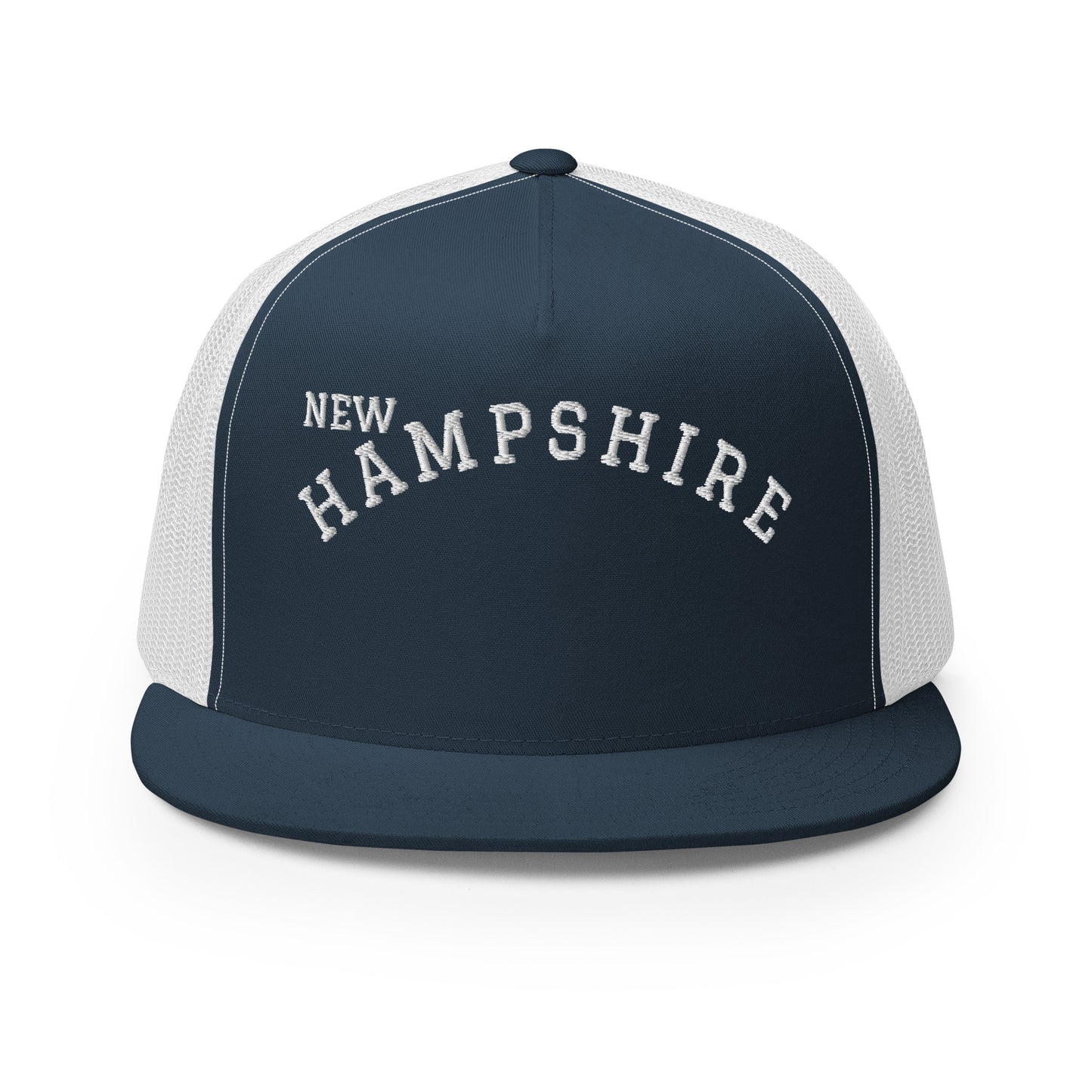 New Hampshire Arch High 5 Panel A-Frame Snapback Trucker Hat
