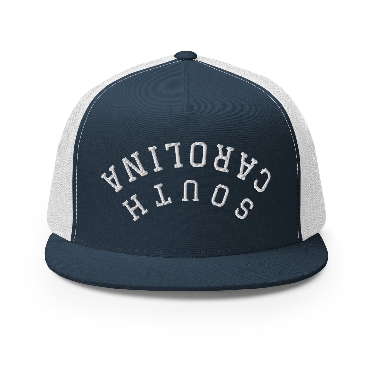 South Carolina Upside Down Arch High 5 Panel A-Frame Snapback Trucker Hat