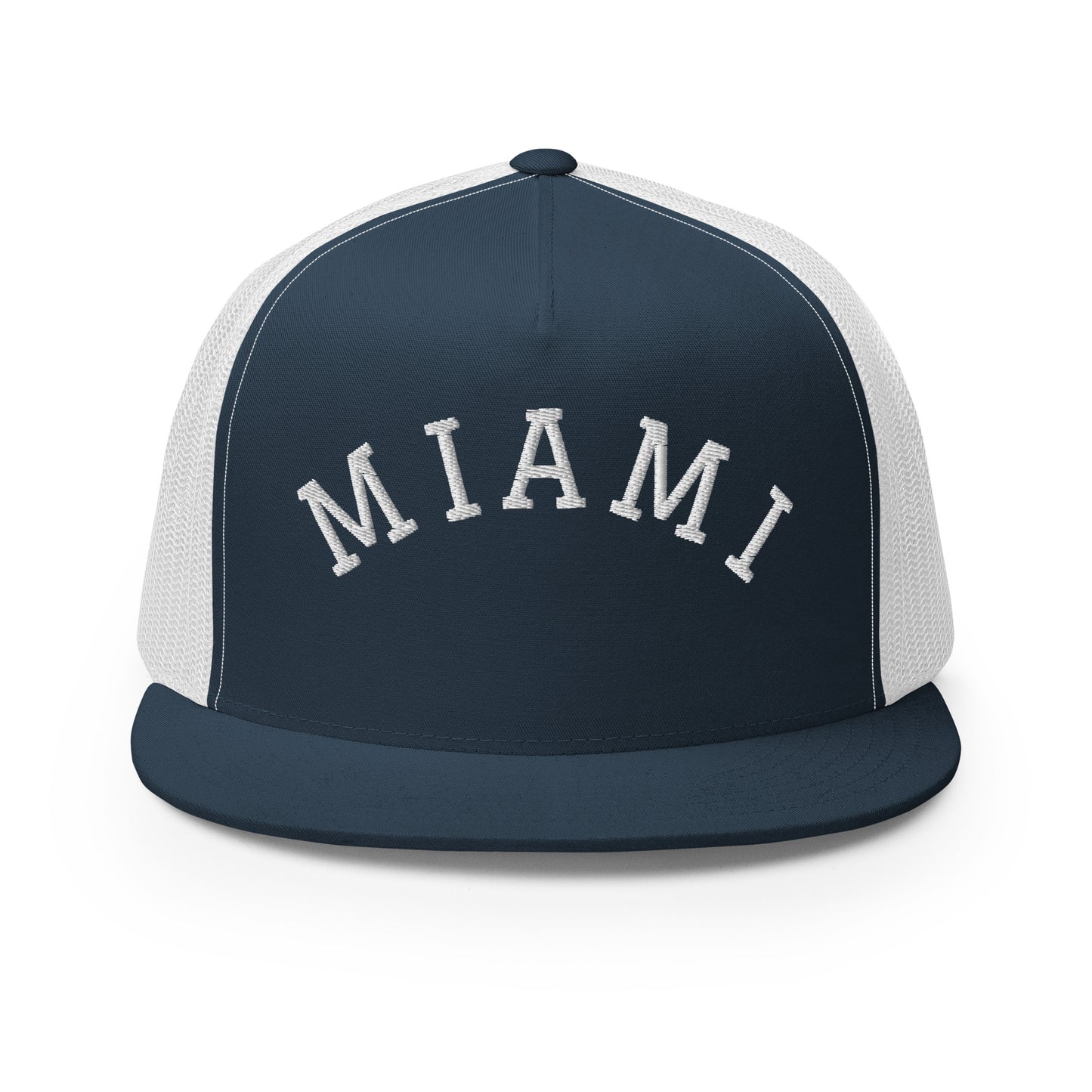 Miami Arch High 5 Panel A-Frame Snapback Trucker Hat