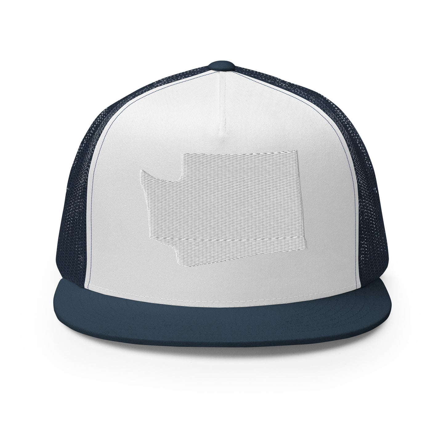 Washington State Silhouette High 5 Panel A-Frame Snapback Trucker Hat