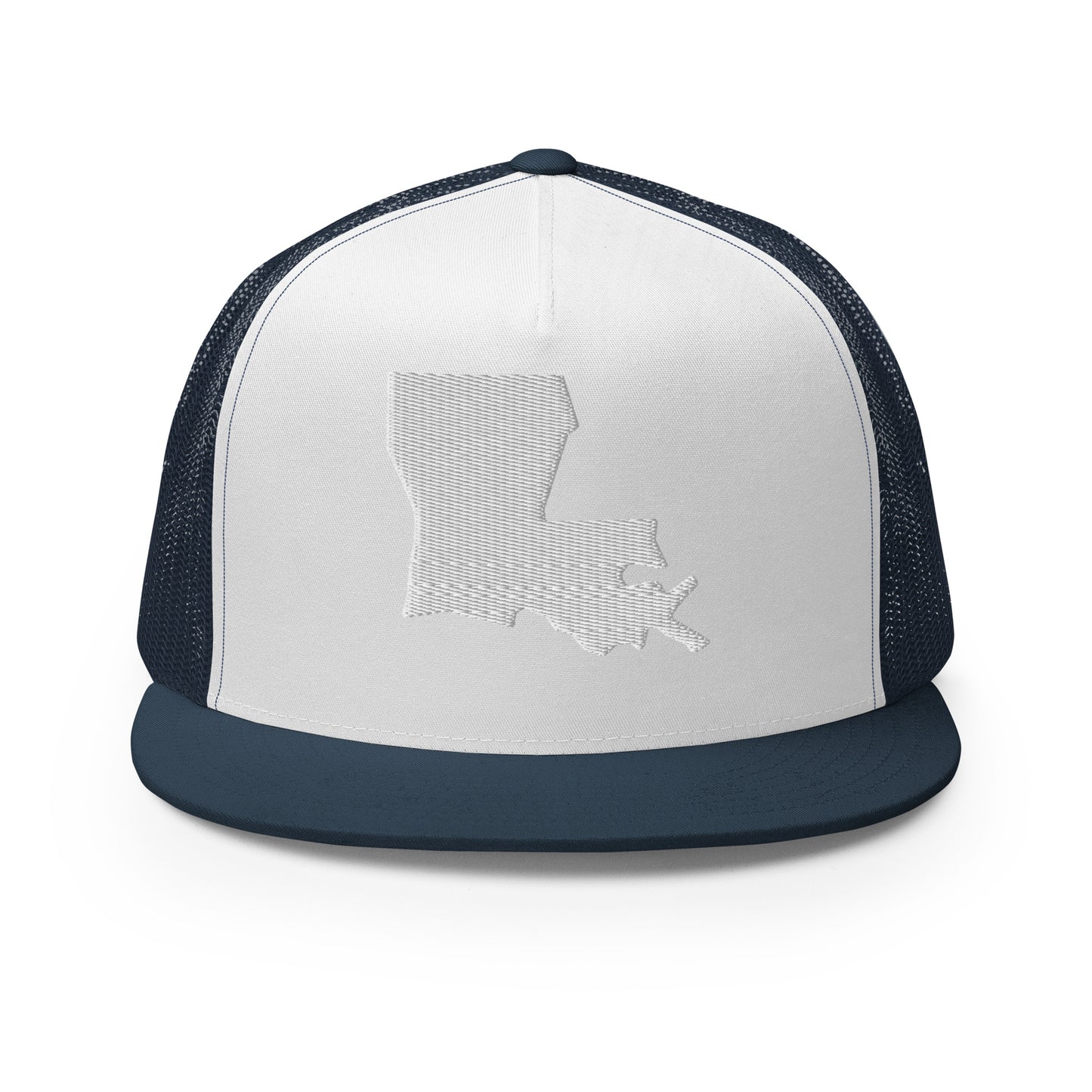 Louisiana State Silhouette High 5 Panel A-Frame Snapback Trucker Hat