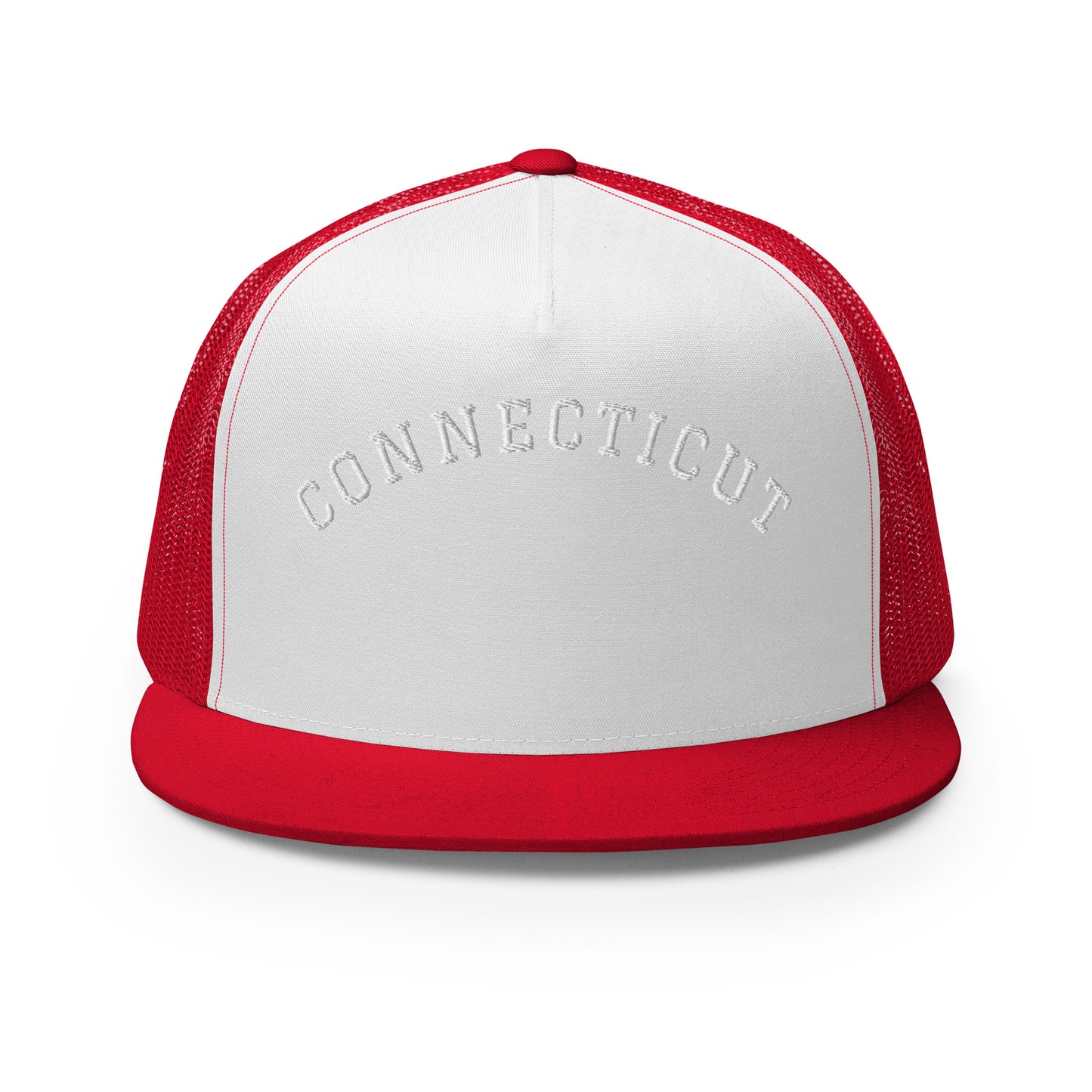 Connecticut Arch High 5 Panel A-Frame Snapback Trucker Hat