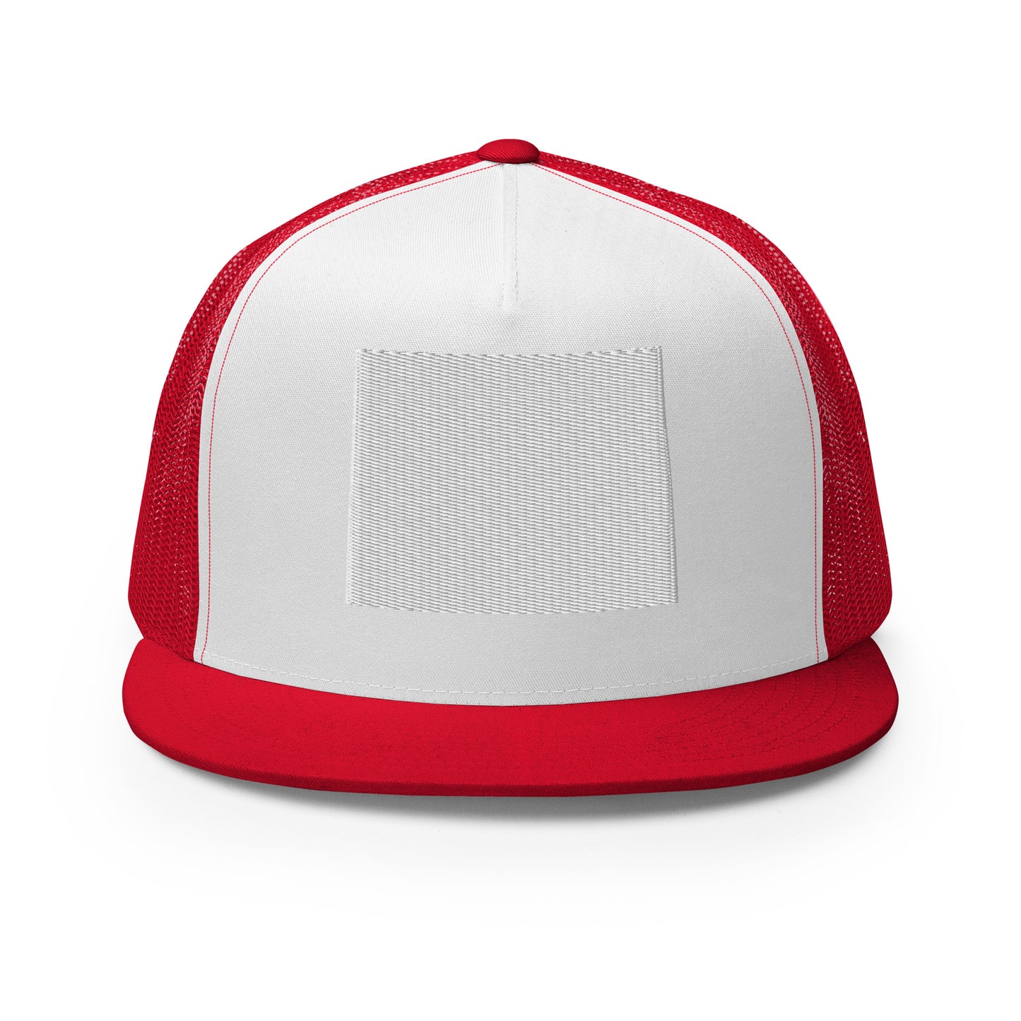 Wyoming State Silhouette High 5 Panel A-Frame Snapback Trucker Hat