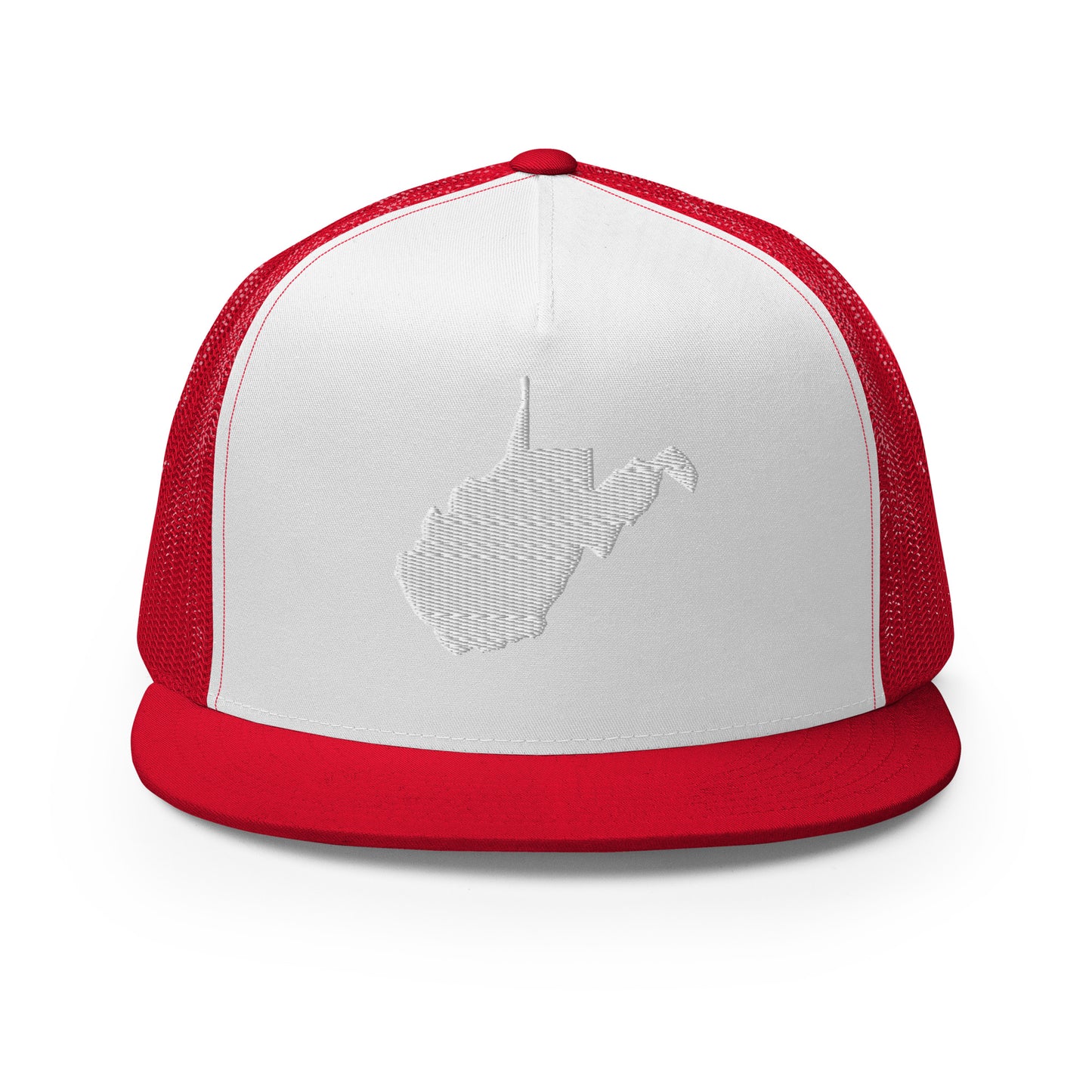 West Virginia State Silhouette High 5 Panel A-Frame Snapback Trucker Hat