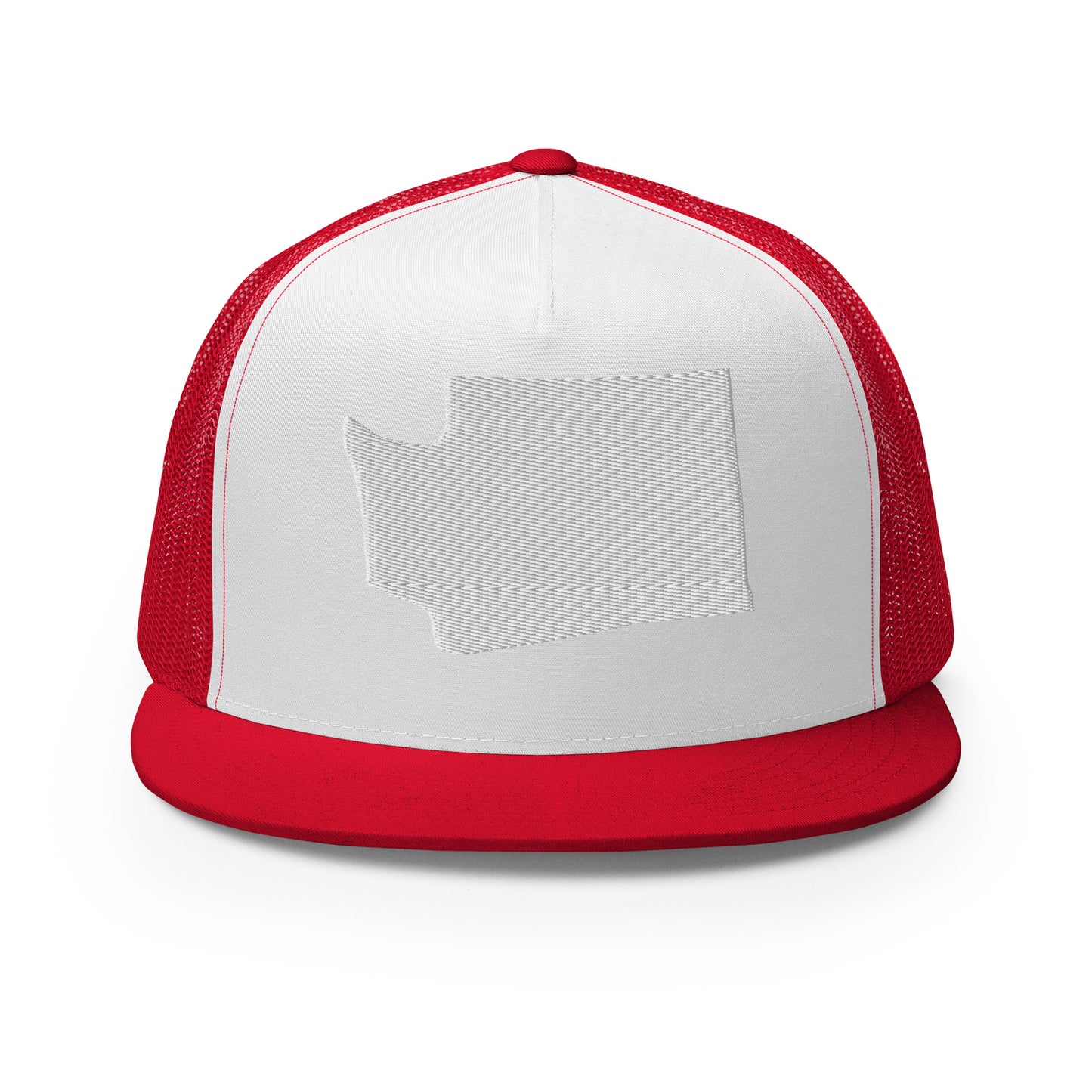 Washington State Silhouette High 5 Panel A-Frame Snapback Trucker Hat