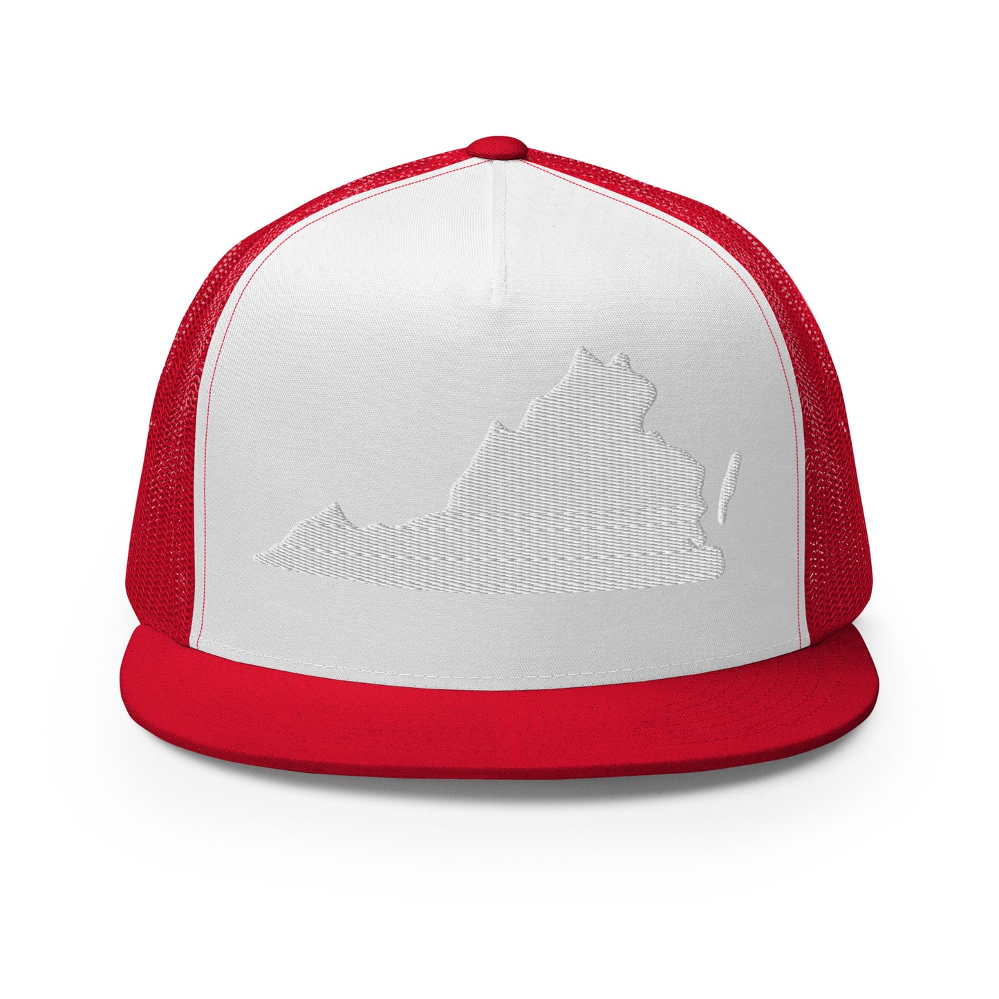 Virginia State Silhouette High 5 Panel A-Frame Snapback Trucker Hat