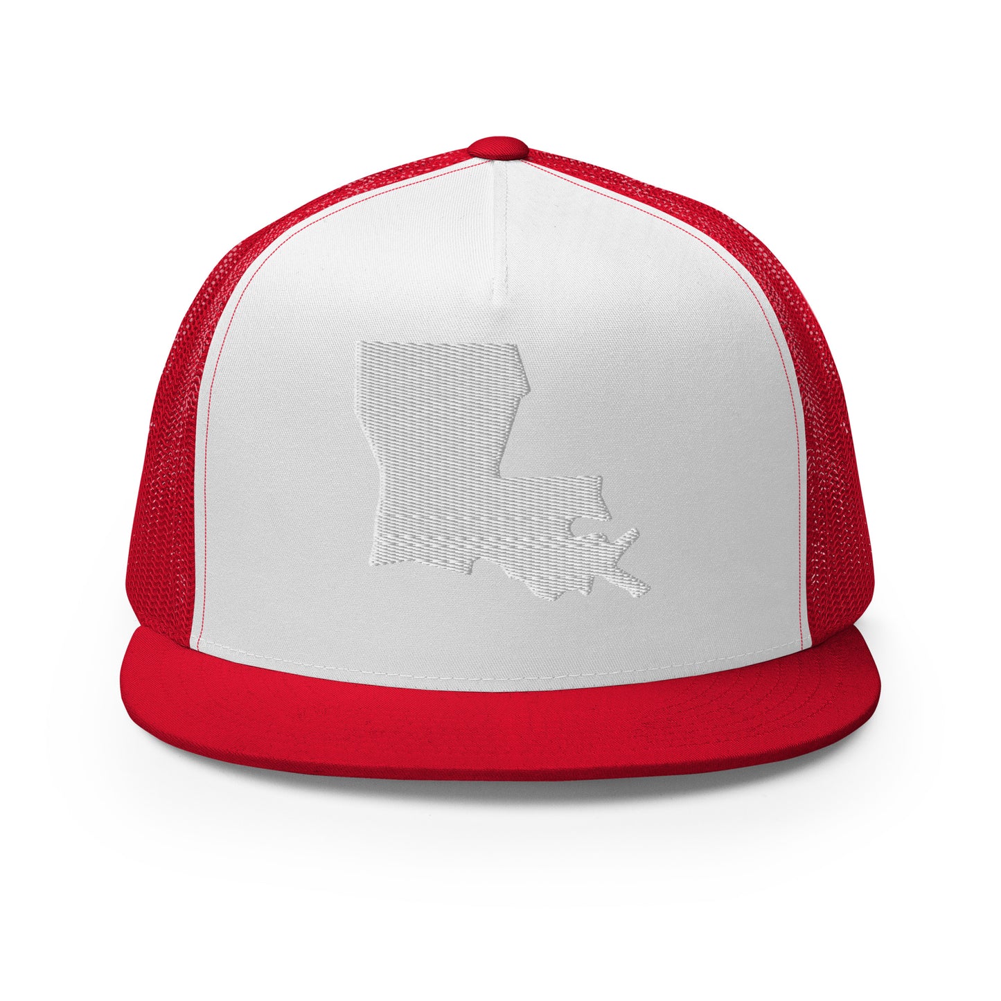 Louisiana State Silhouette High 5 Panel A-Frame Snapback Trucker Hat