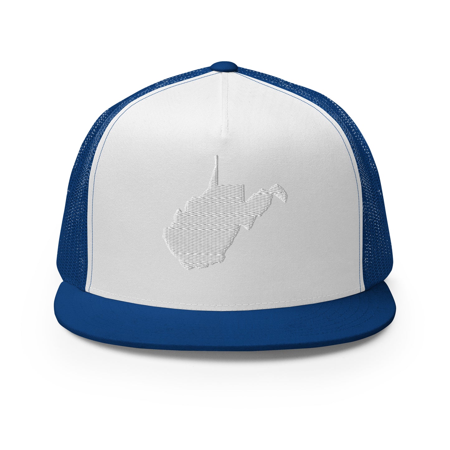 West Virginia State Silhouette High 5 Panel A-Frame Snapback Trucker Hat