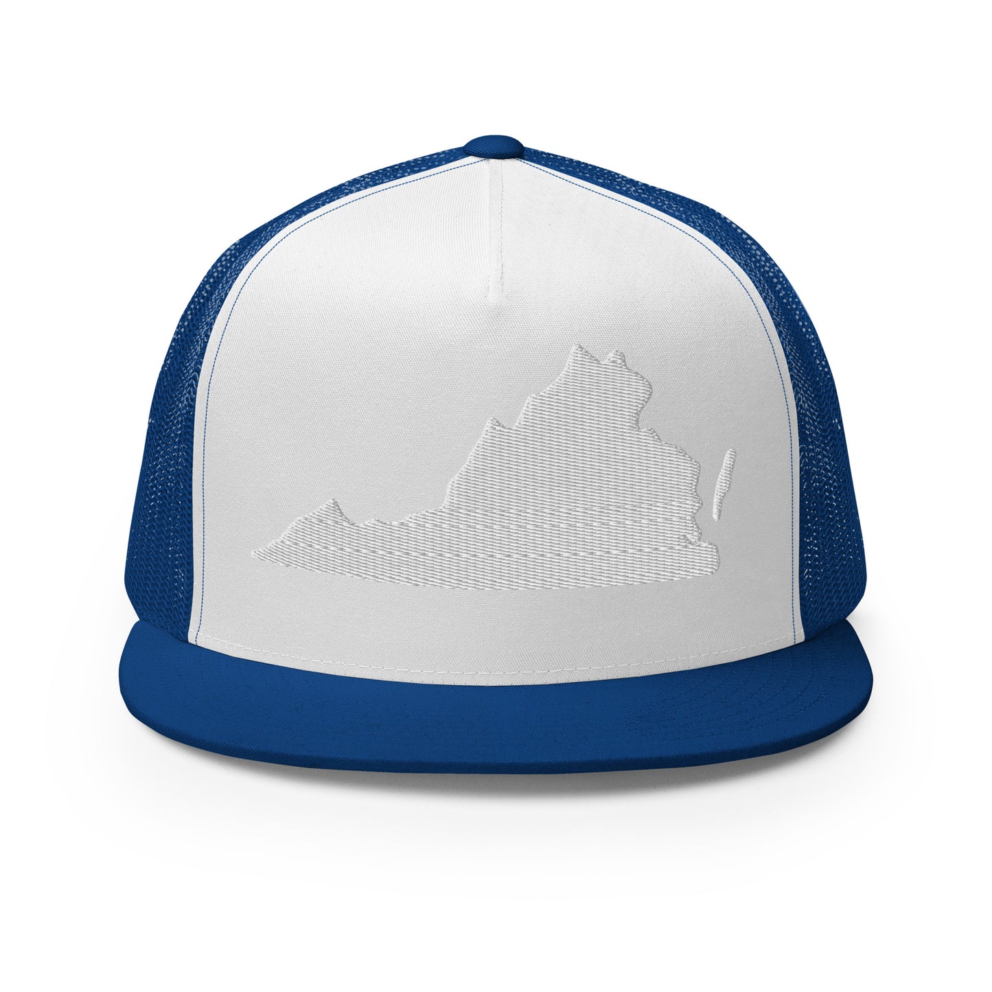 Virginia State Silhouette High 5 Panel A-Frame Snapback Trucker Hat