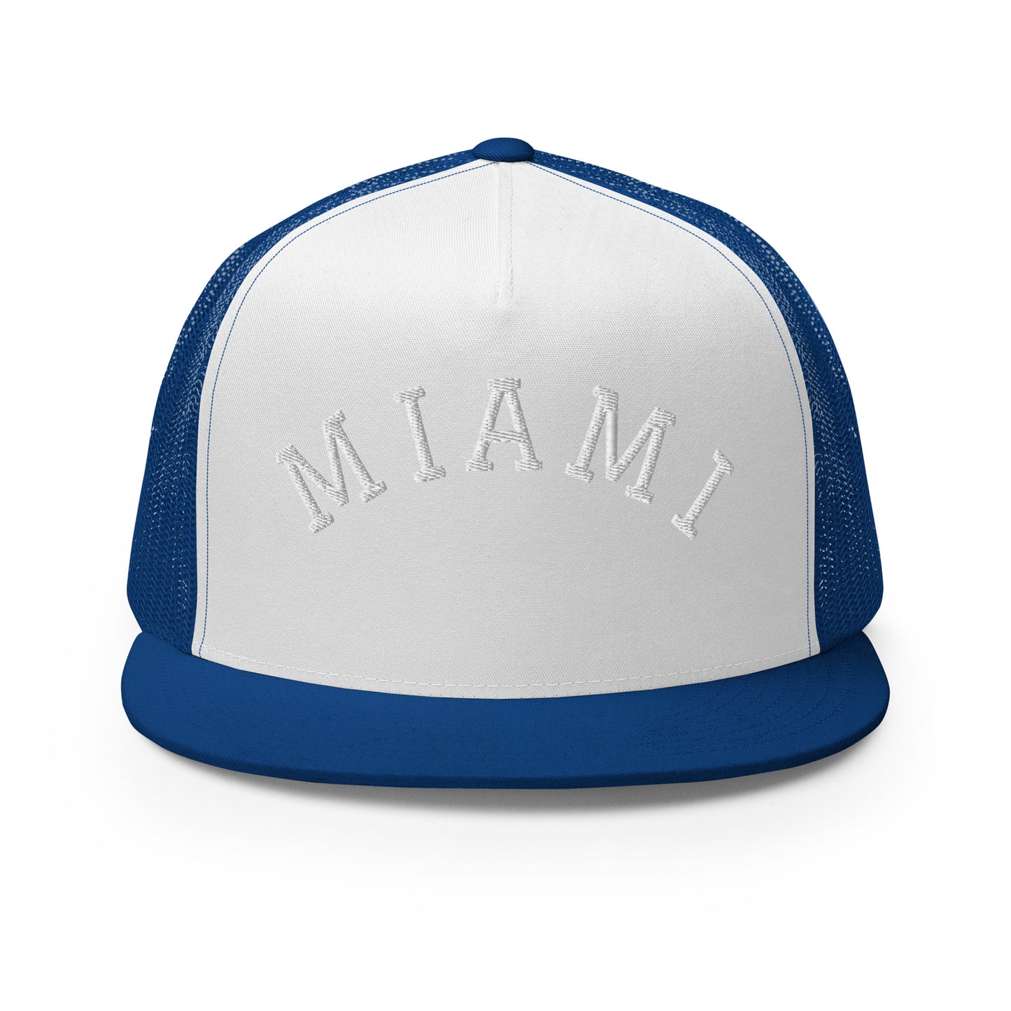 Miami Arch High 5 Panel A-Frame Snapback Trucker Hat