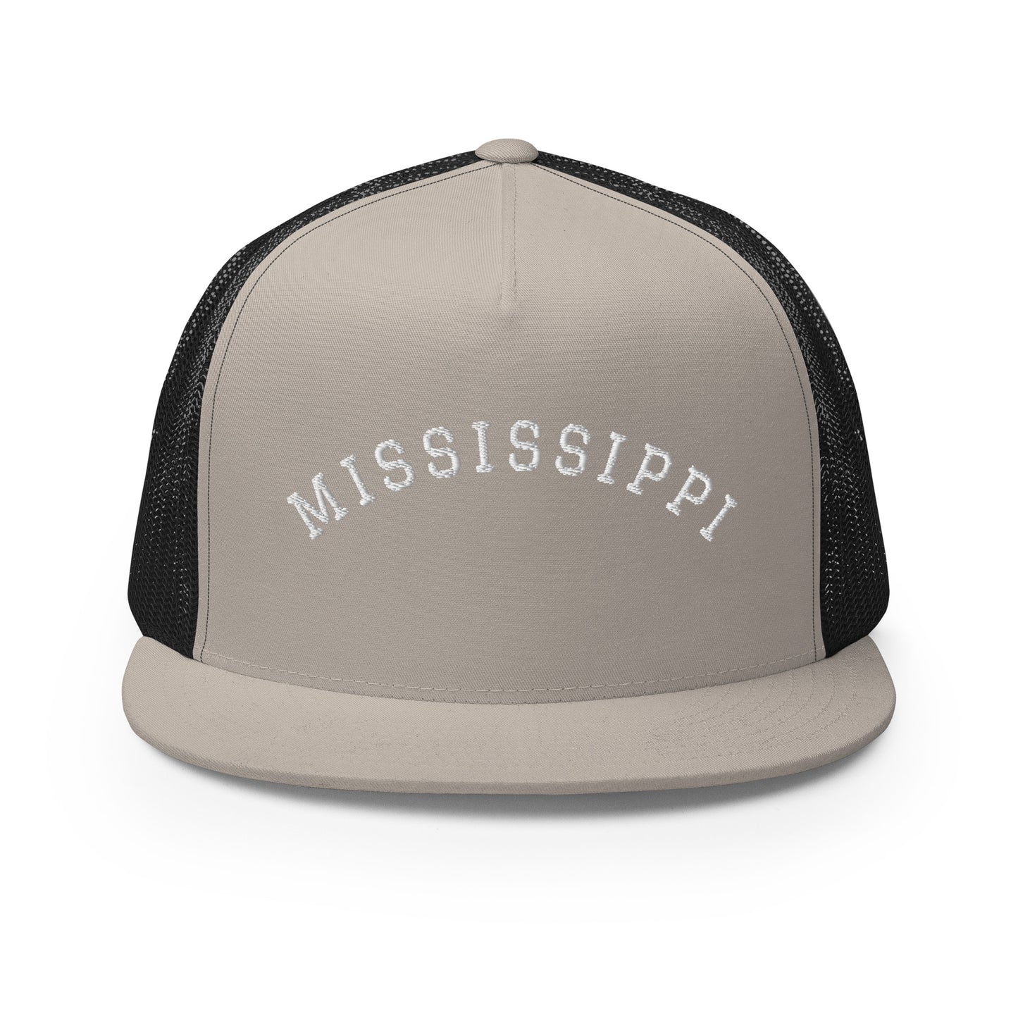 Mississippi Arch High 5 Panel A-Frame Snapback Trucker Hat