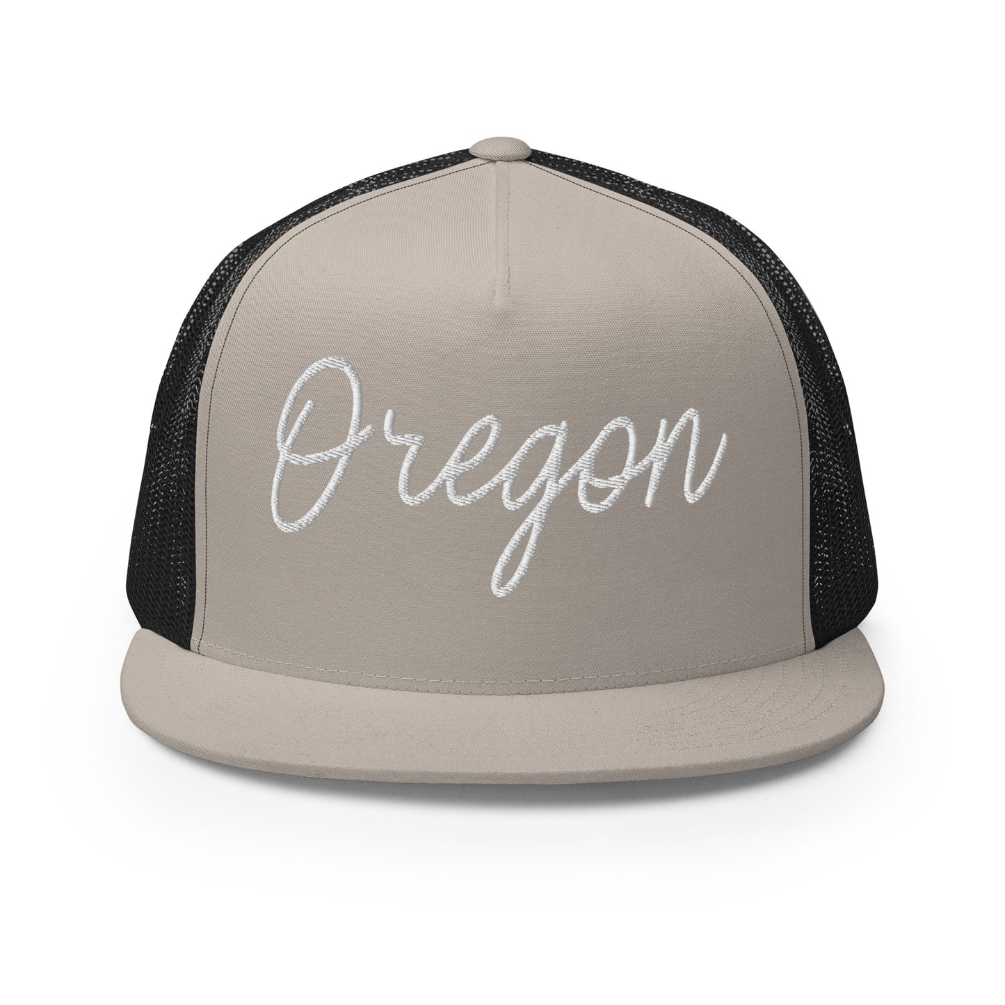 Oregon Retro Script High 5 Panel A-Frame Snapback Trucker Hat