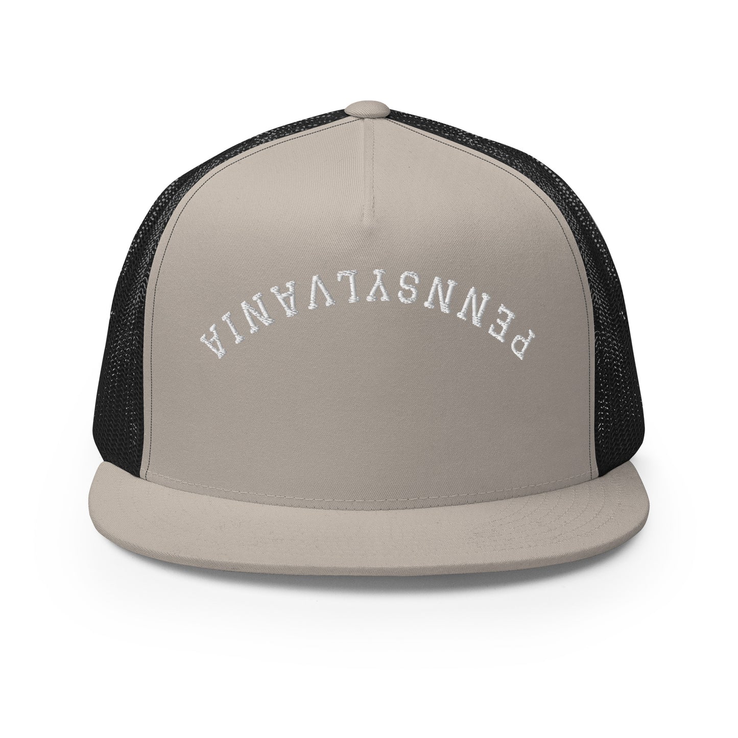 Pennsylvania Upside Down Arch High 5 Panel A-Frame Snapback Trucker Hat