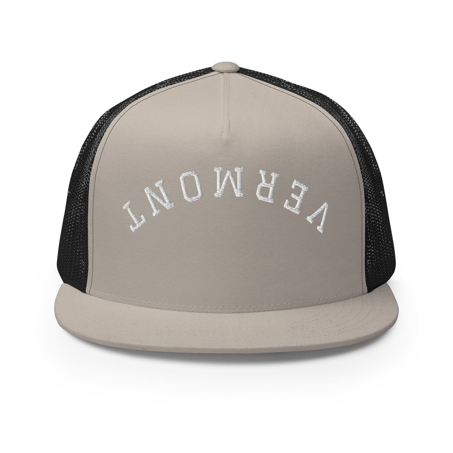 Vermont Upside Down Arch High 5 Panel A-Frame Snapback Trucker Hat