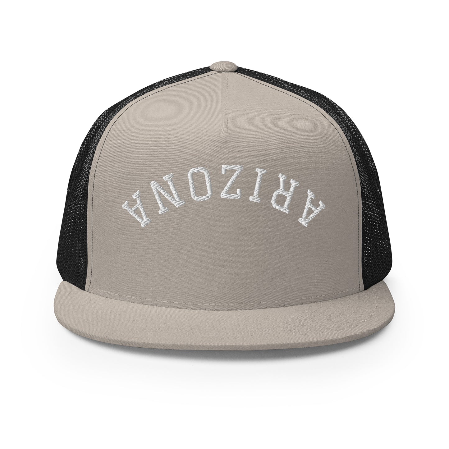 Arizona Upside Down Arch High 5 Panel A-Frame Snapback Trucker Hat
