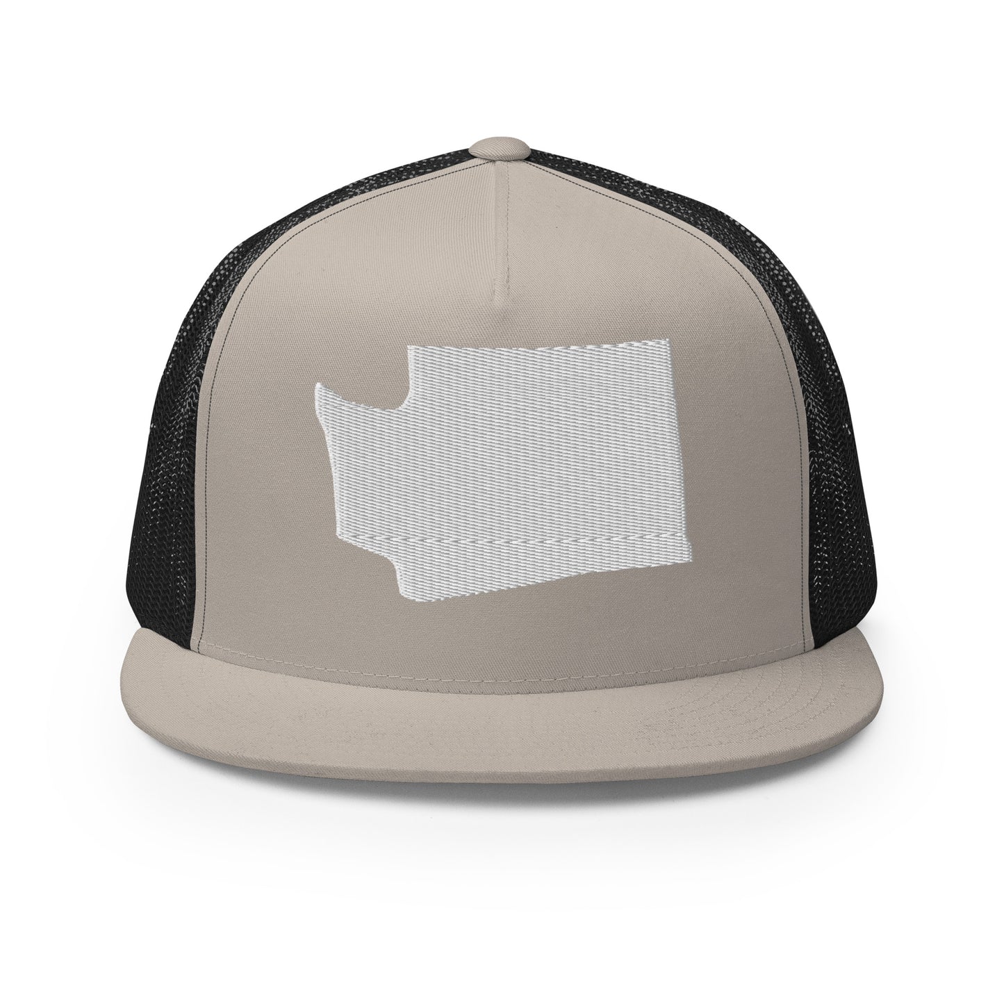 Washington State Silhouette High 5 Panel A-Frame Snapback Trucker Hat
