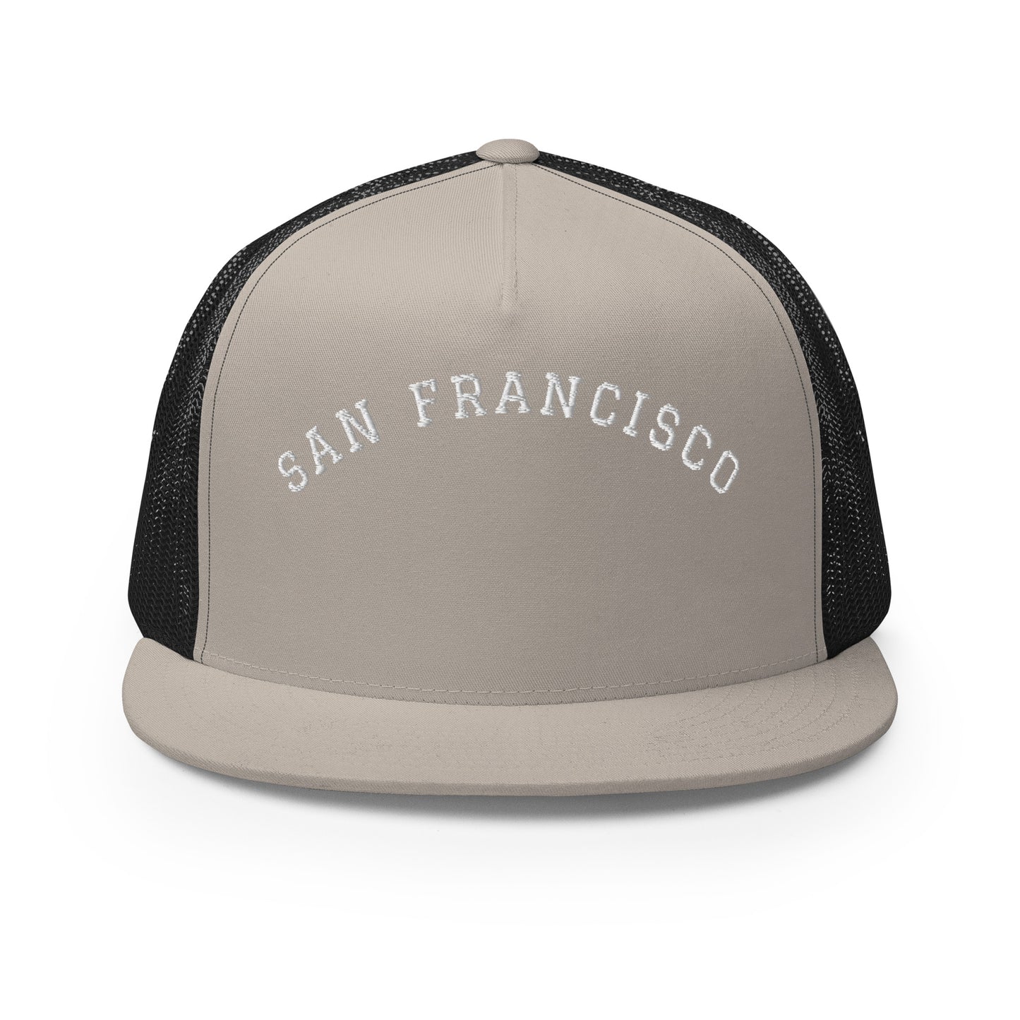 San Francisco Arch High 5 Panel A-Frame Snapback Trucker Hat
