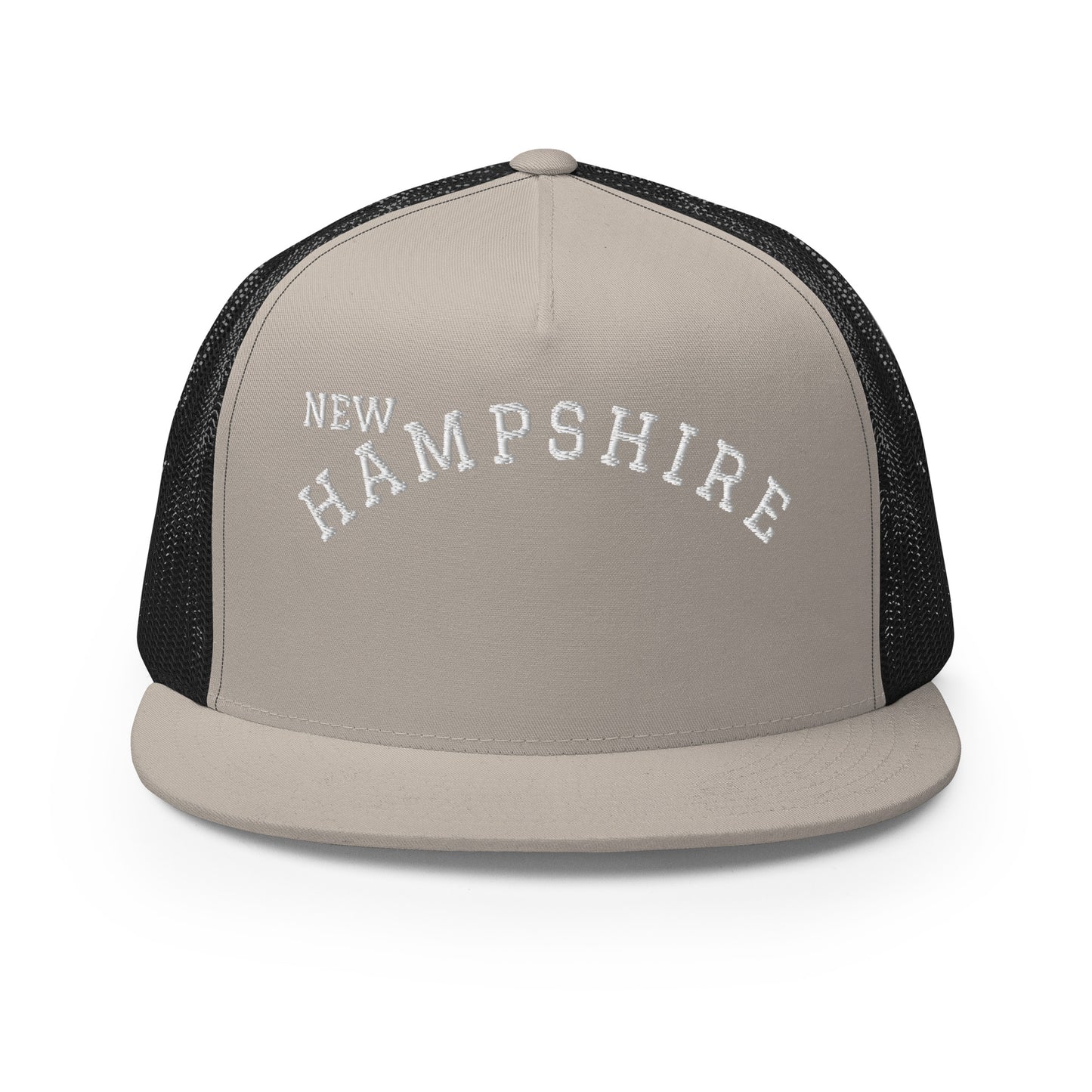 New Hampshire Arch High 5 Panel A-Frame Snapback Trucker Hat