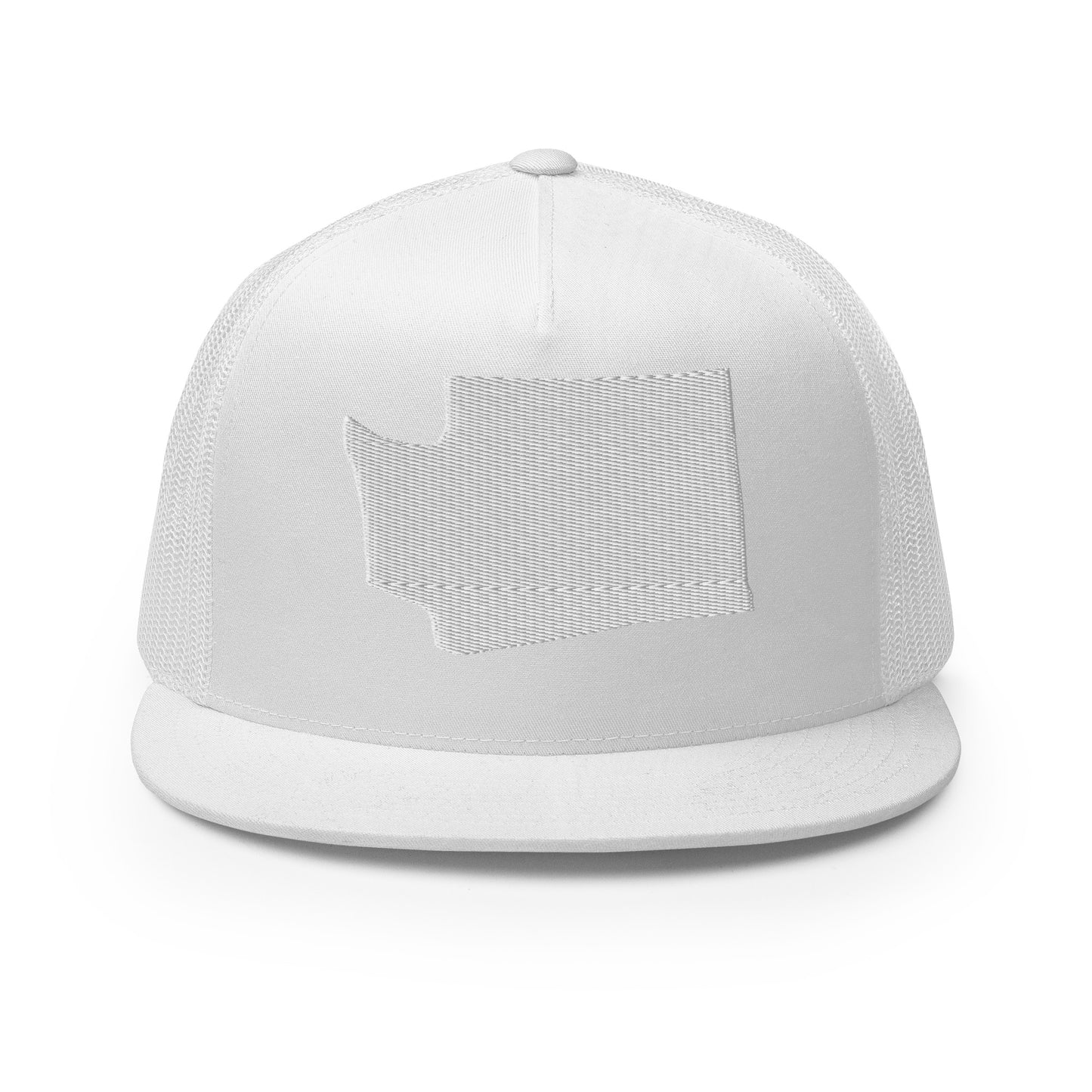 Washington State Silhouette High 5 Panel A-Frame Snapback Trucker Hat