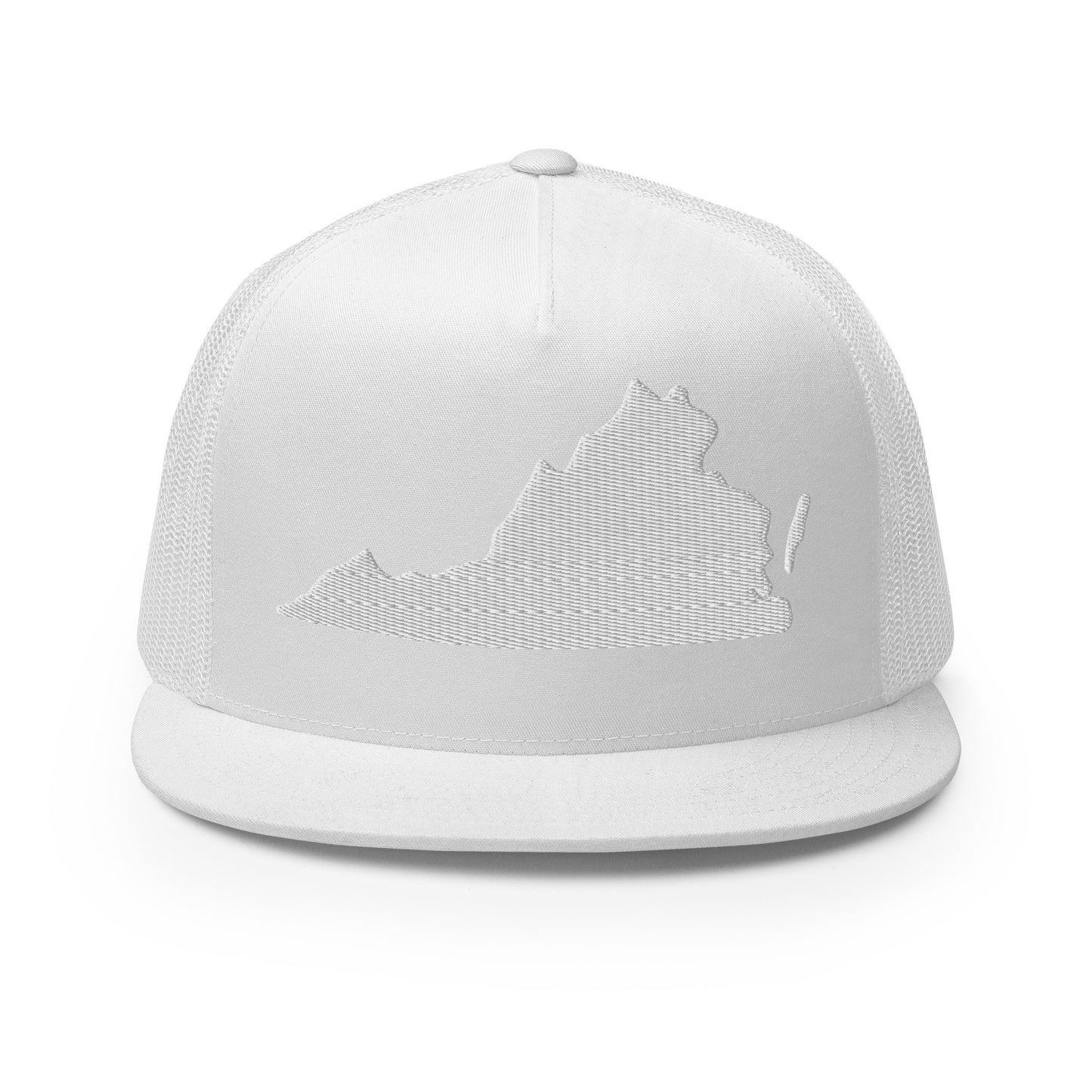 Virginia State Silhouette High 5 Panel A-Frame Snapback Trucker Hat