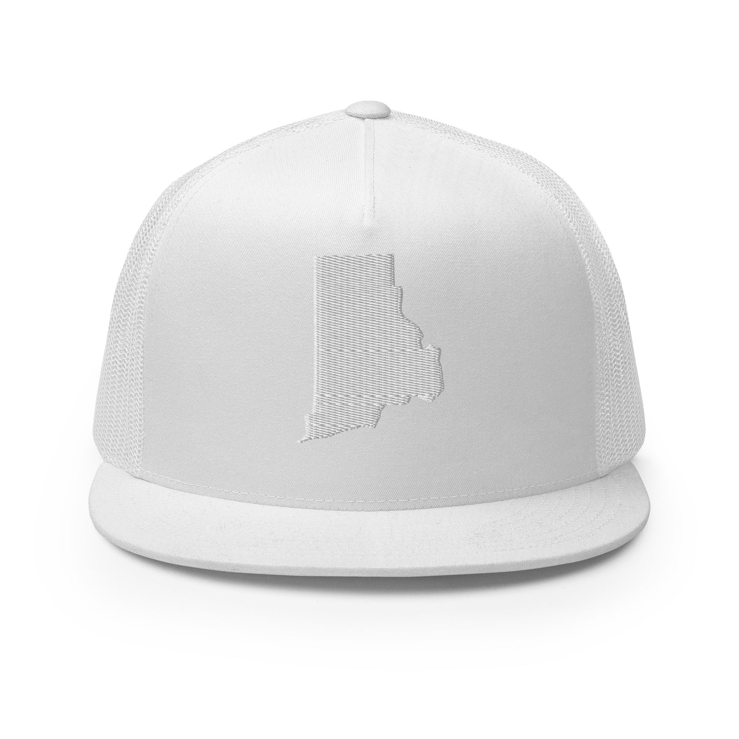 Rhode Island State Silhouette High 5 Panel A-Frame Snapback Trucker Hat
