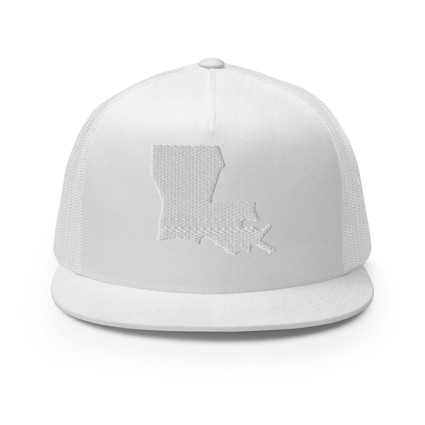Louisiana State Silhouette High 5 Panel A-Frame Snapback Trucker Hat