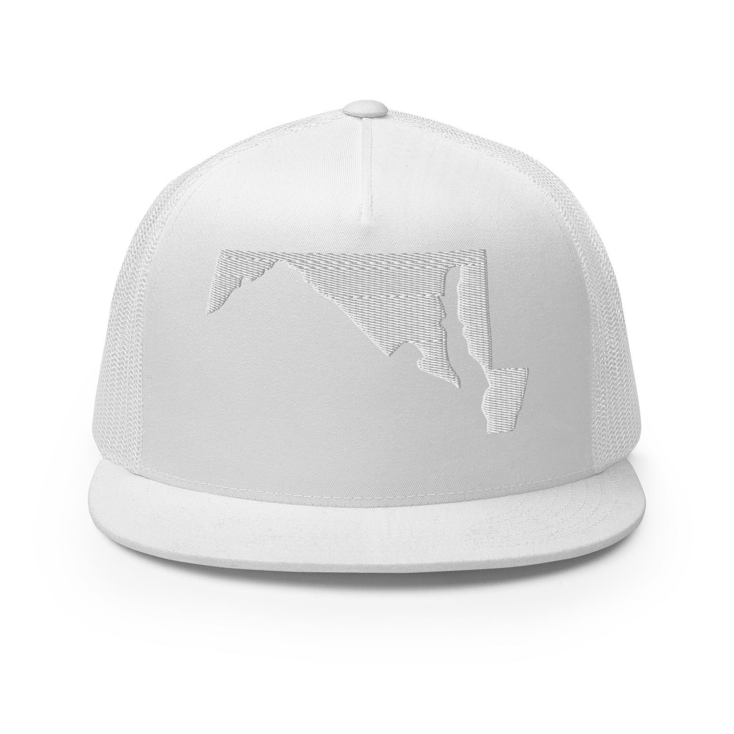 Maryland State Silhouette High 5 Panel A-Frame Snapback Trucker Hat