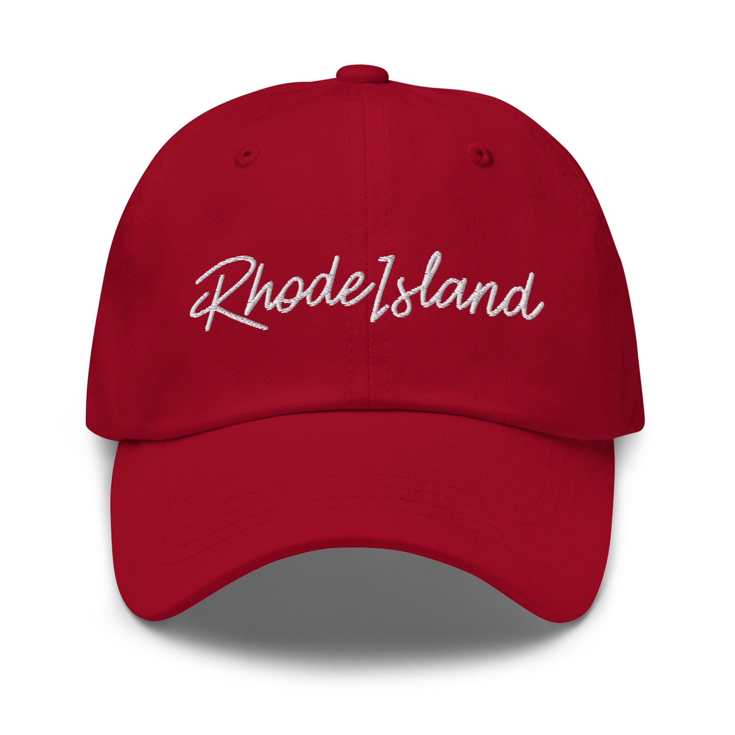 Rhode Island Retro Script Dad Hat