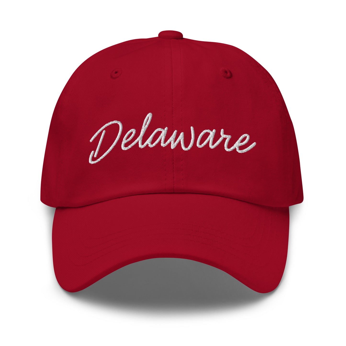 Delaware Retro Script Dad Hat
