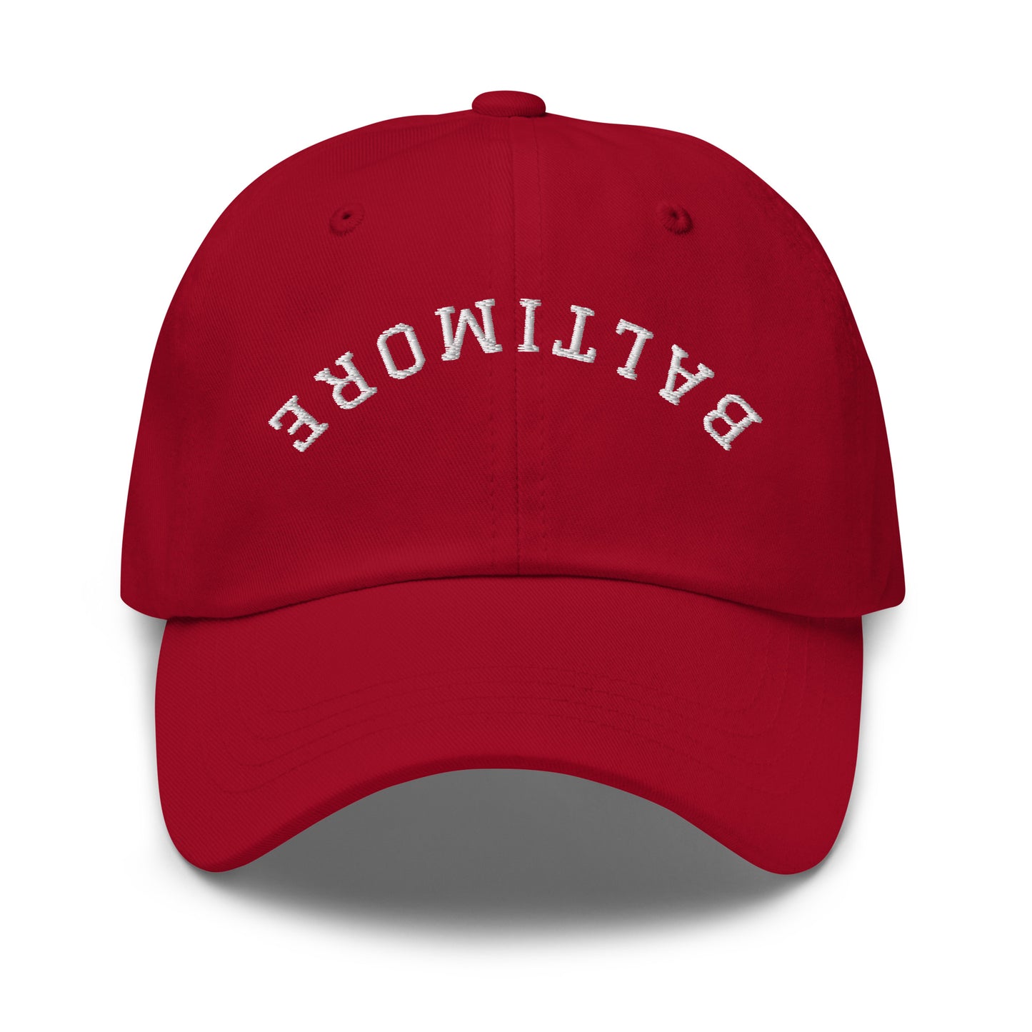 Baltimore Upside Down Arch Dad Hat