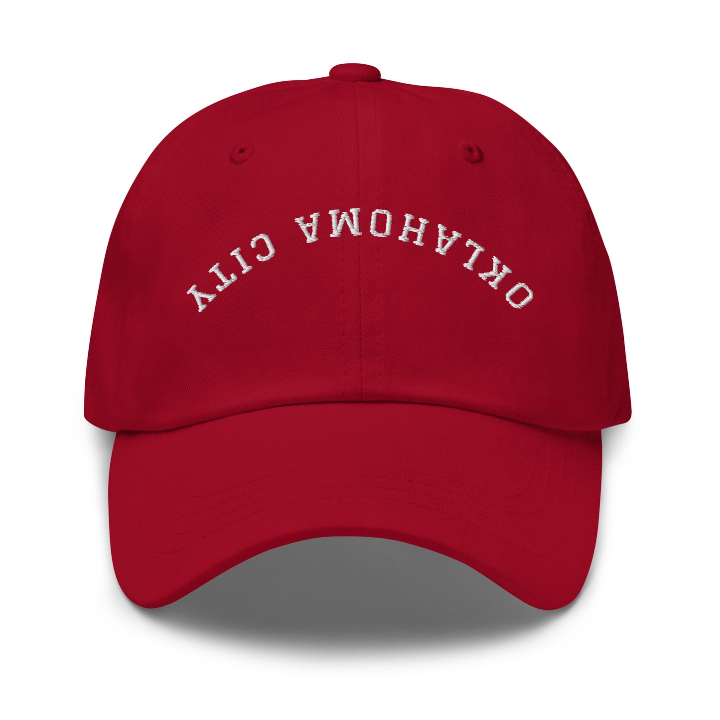 Oklahoma City Upside Down Arch Dad Hat