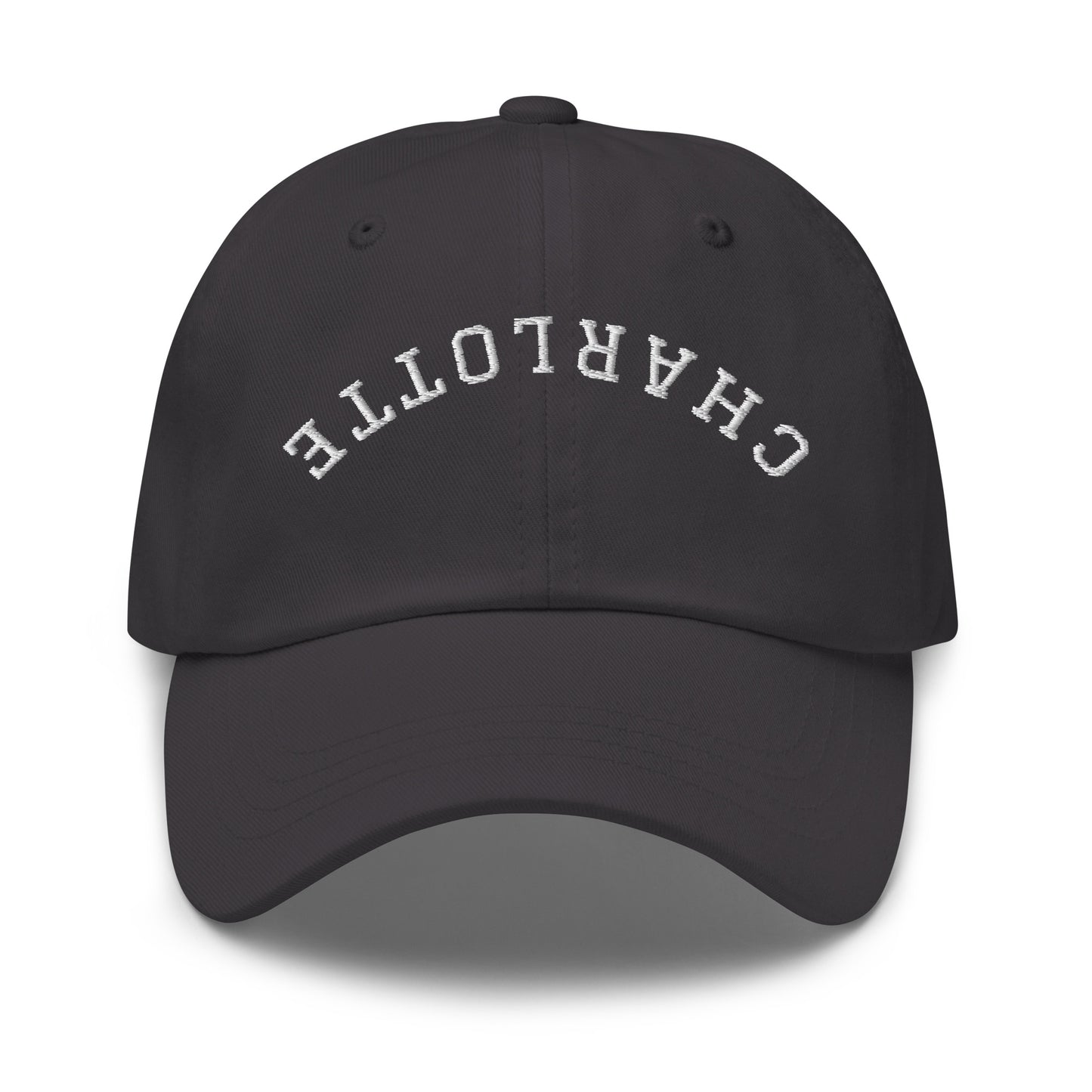 Charlotte Upside Down Arch Dad Hat