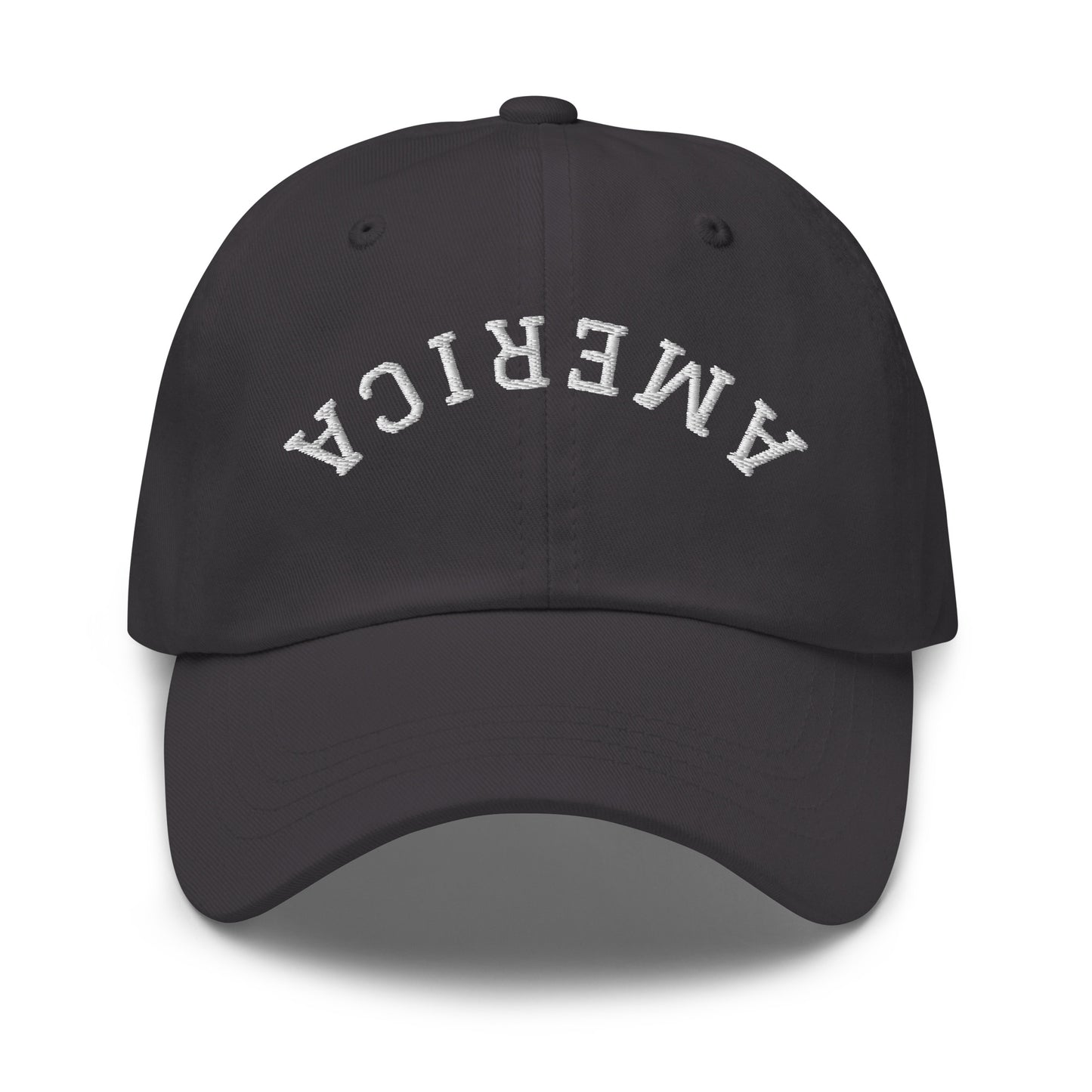 United States USA "America" Upside Down Arch Dad Hat