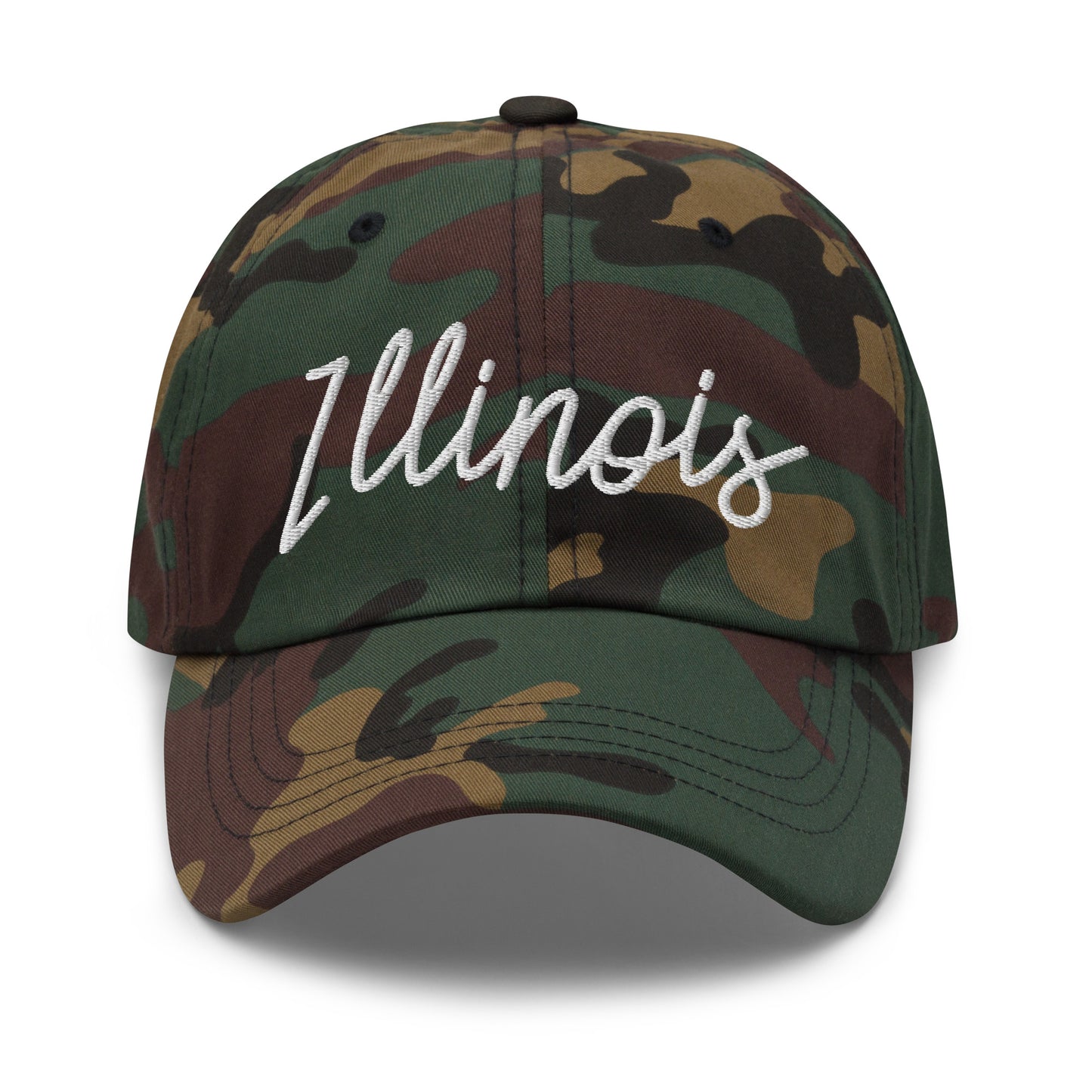 Illinois Retro Script Dad Hat