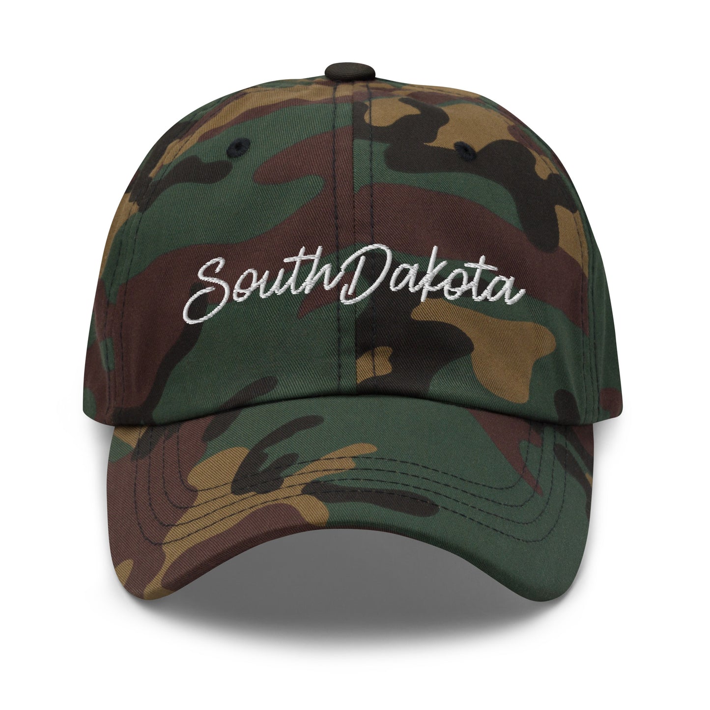 South Dakota Retro Script Dad Hat