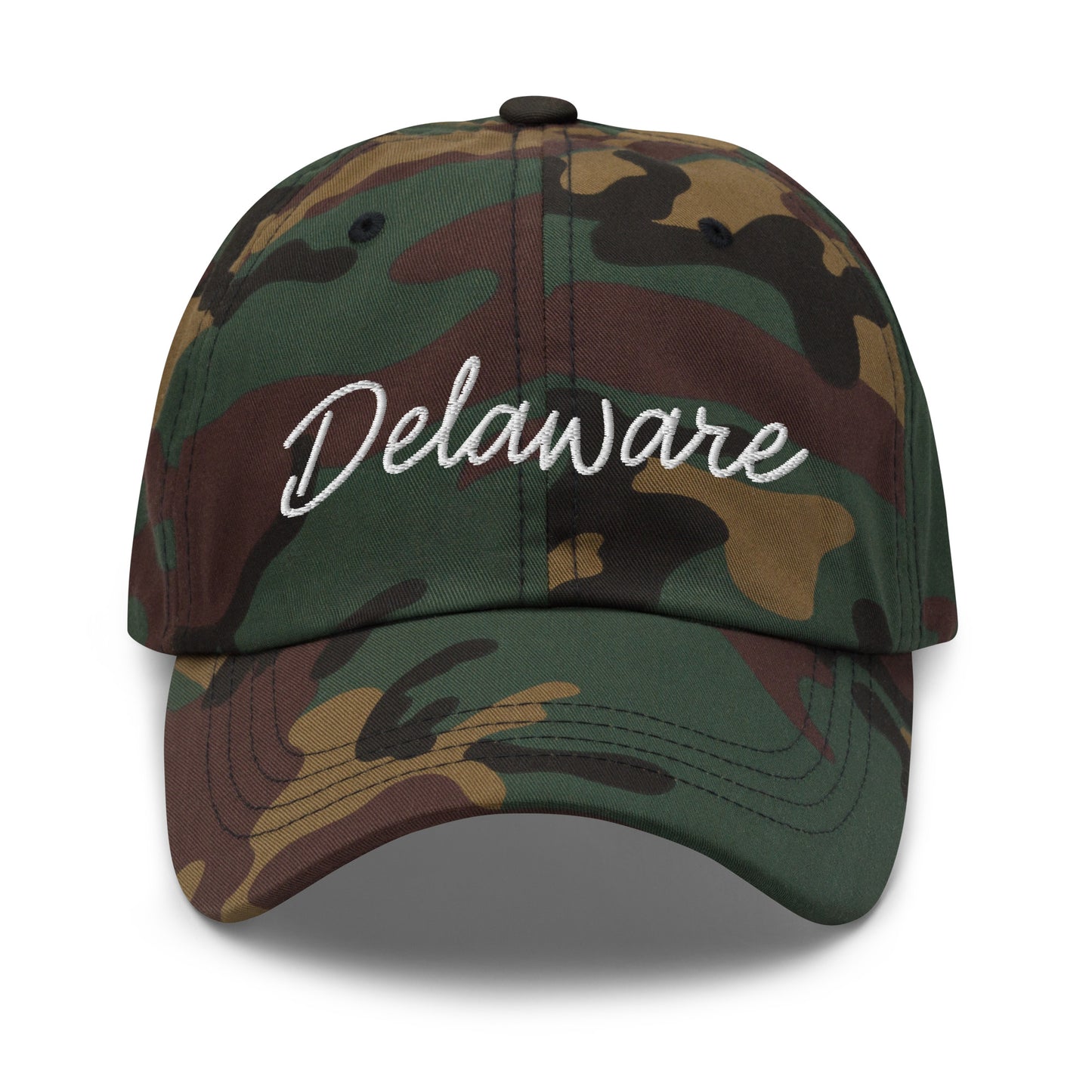 Delaware Retro Script Dad Hat